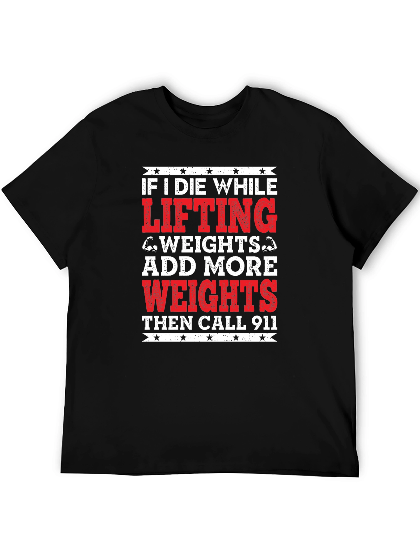 Funny Gym T-Shirt - Add More Weights