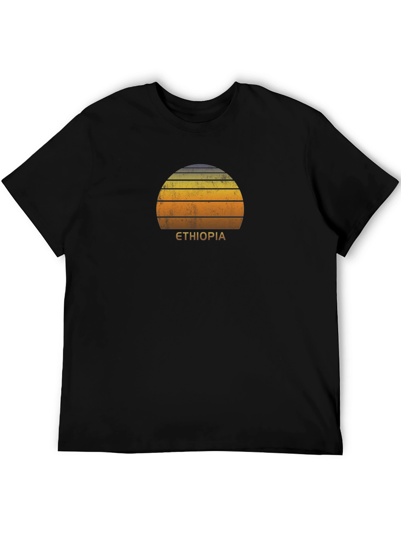Ethiopia Retro Sunset T-Shirt - Unisex Graphic Tee