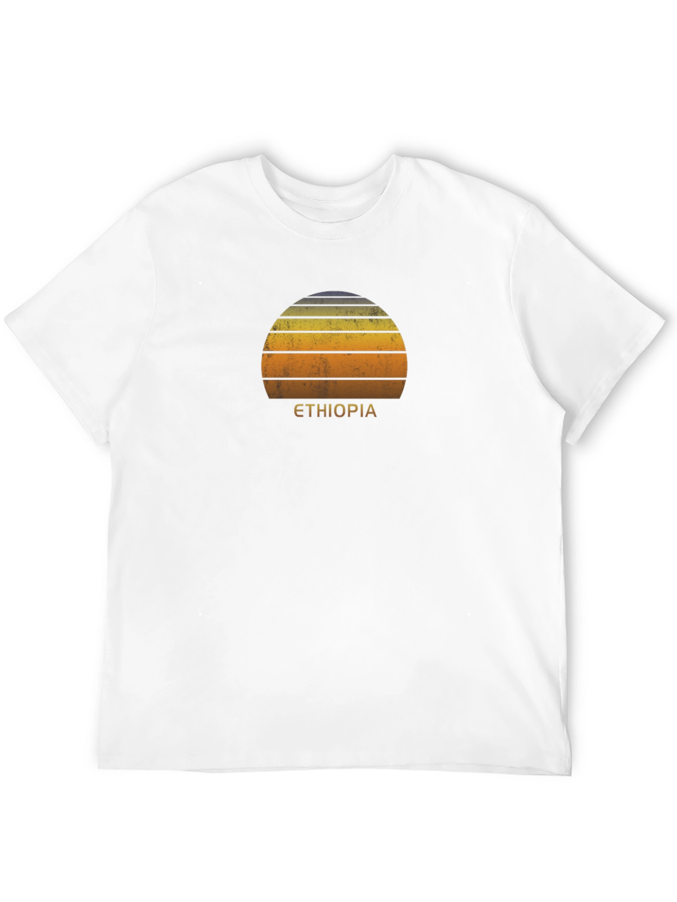 Ethiopia Retro Sunset T-Shirt - Unisex Graphic Tee