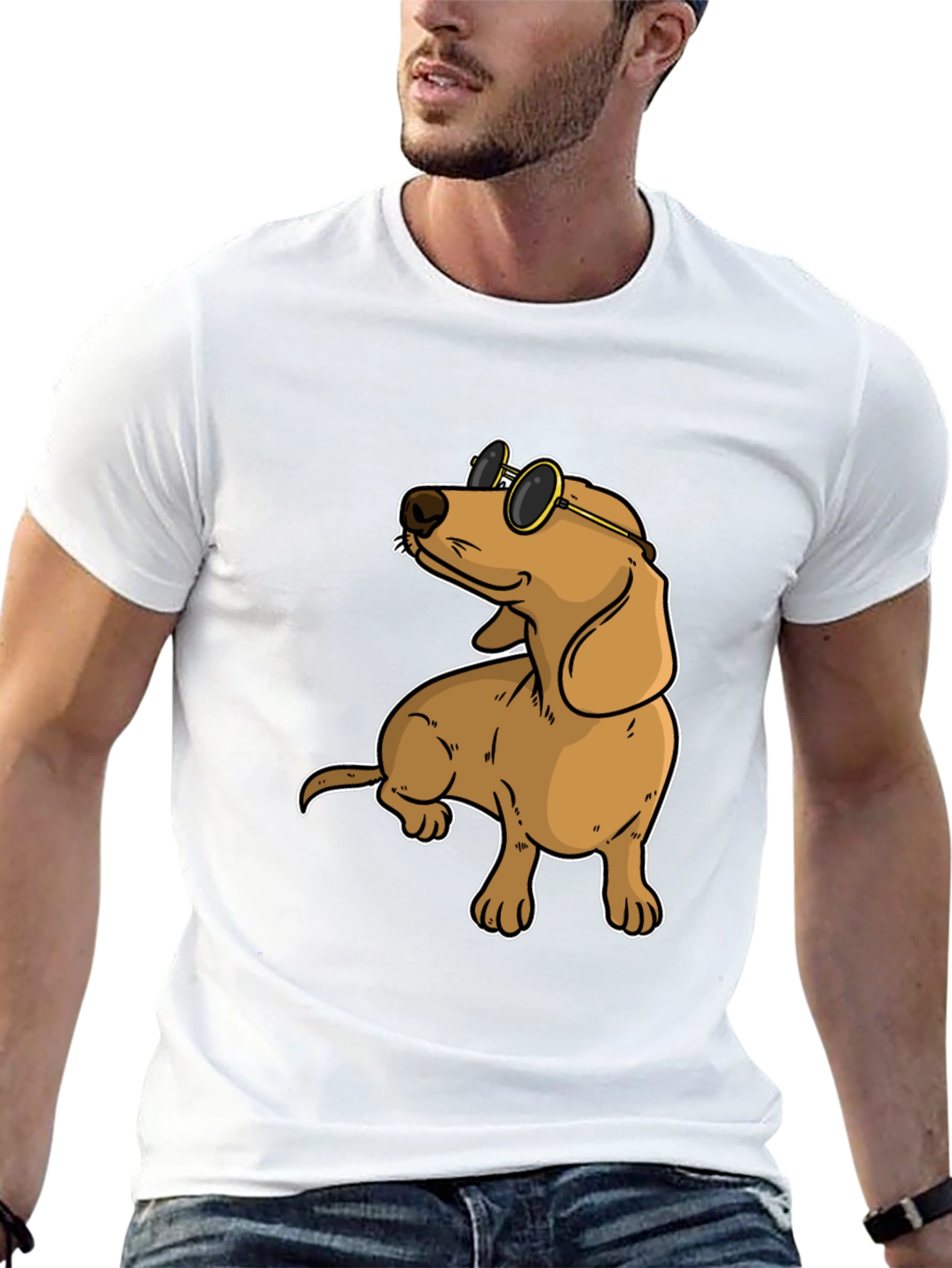 Cool Dachshund Dog T-Shirt - Funny Wiener Dog Tee