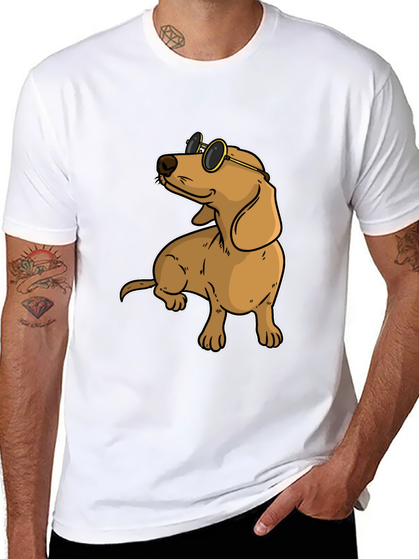 Cool Dachshund Dog T-Shirt - Funny Wiener Dog Tee