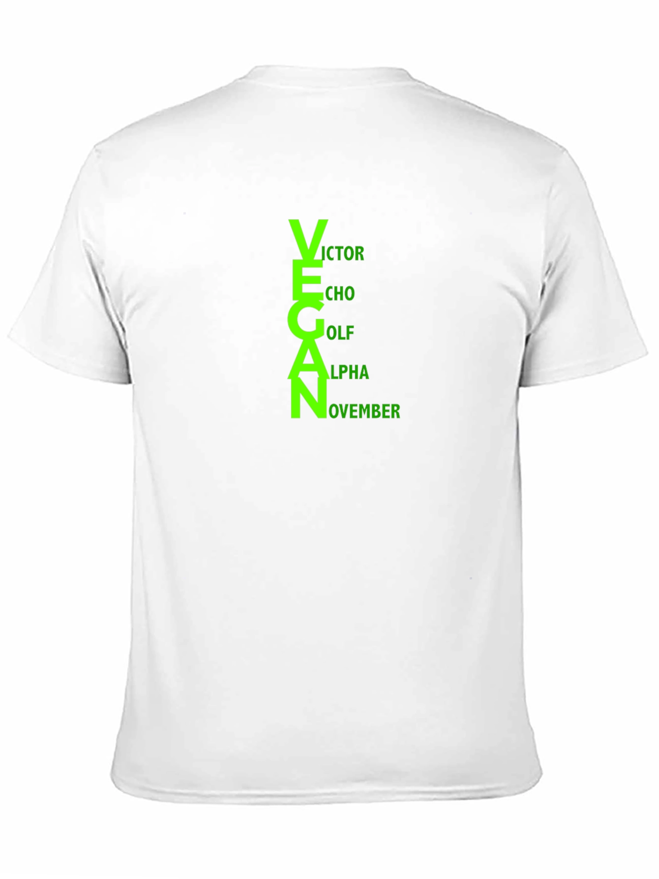 Vegan T-Shirt - Funny Acronym Design - Unisex