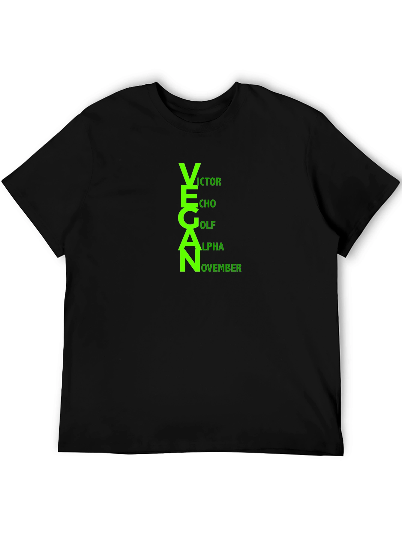 Vegan T-Shirt - Funny Acronym Design - Unisex