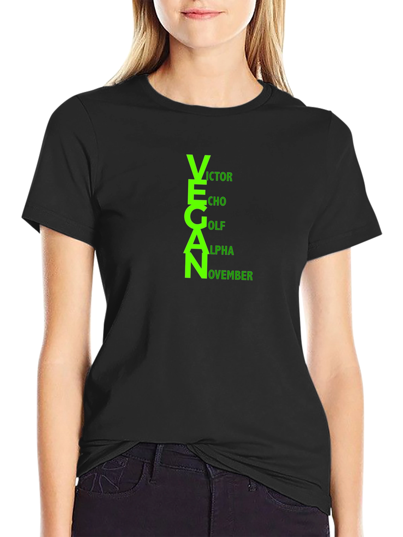 Vegan T-Shirt - Funny Acronym Design - Unisex