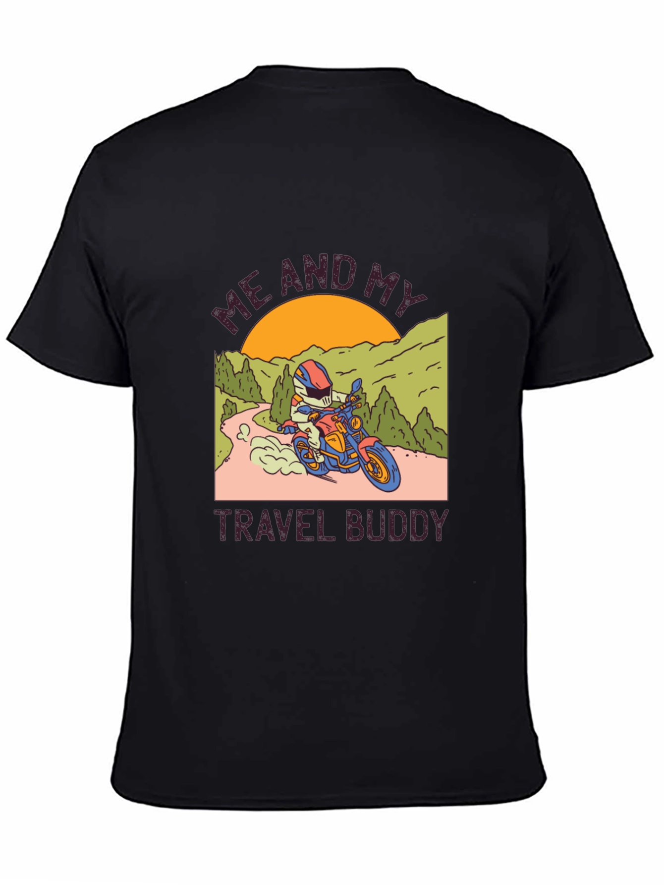 Motorcycle Travel Buddy Graphic Tee