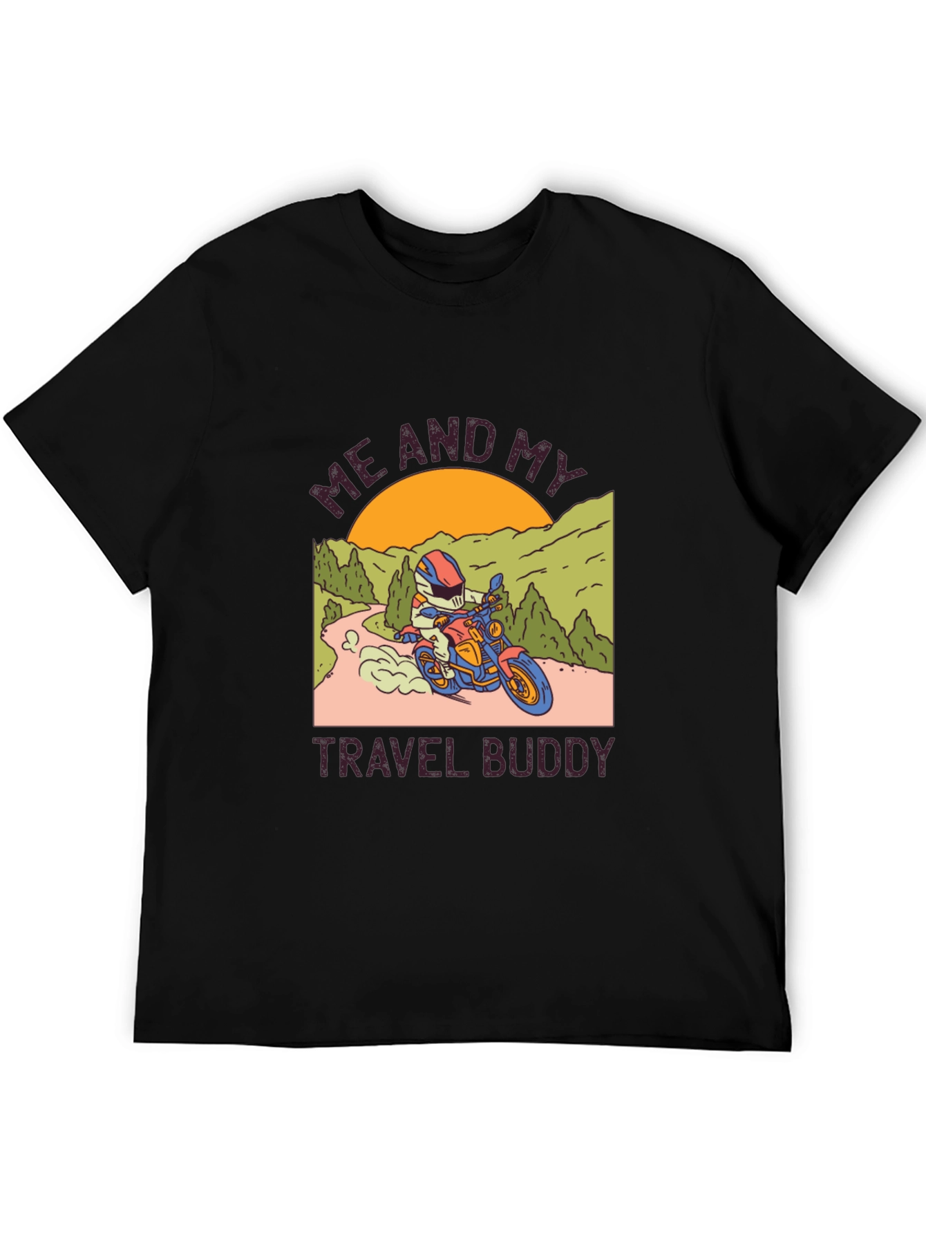 Motorcycle Travel Buddy Graphic Tee