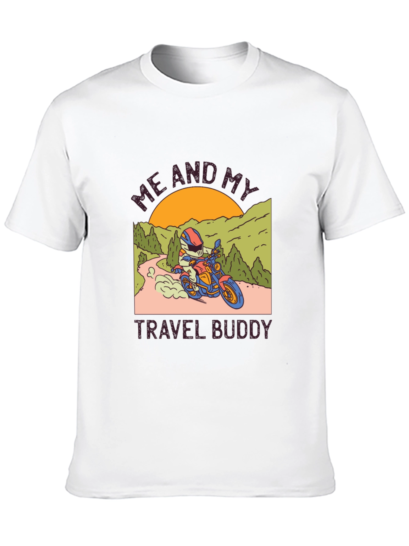 Motorcycle Travel Buddy Graphic Tee