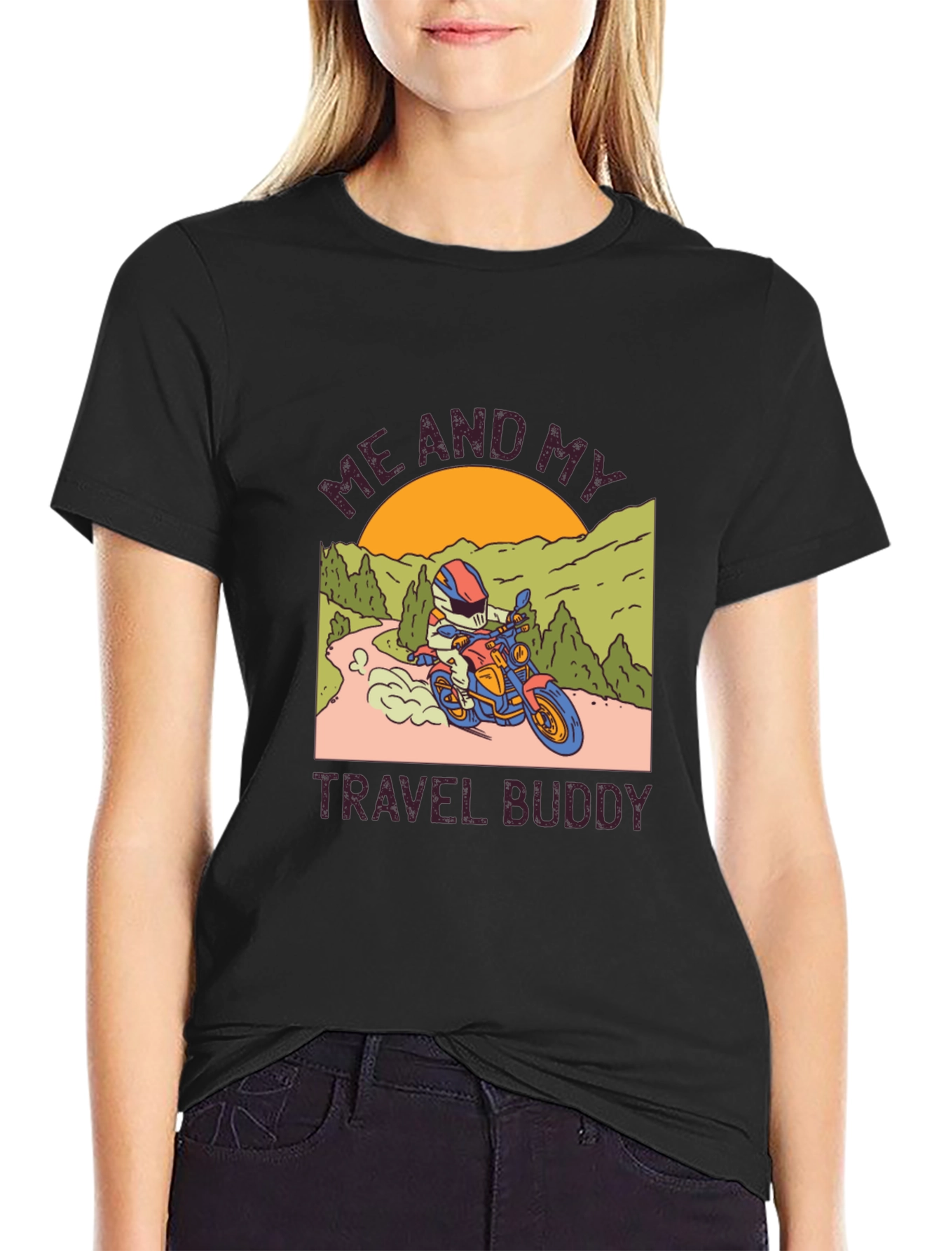 Motorcycle Travel Buddy Graphic Tee