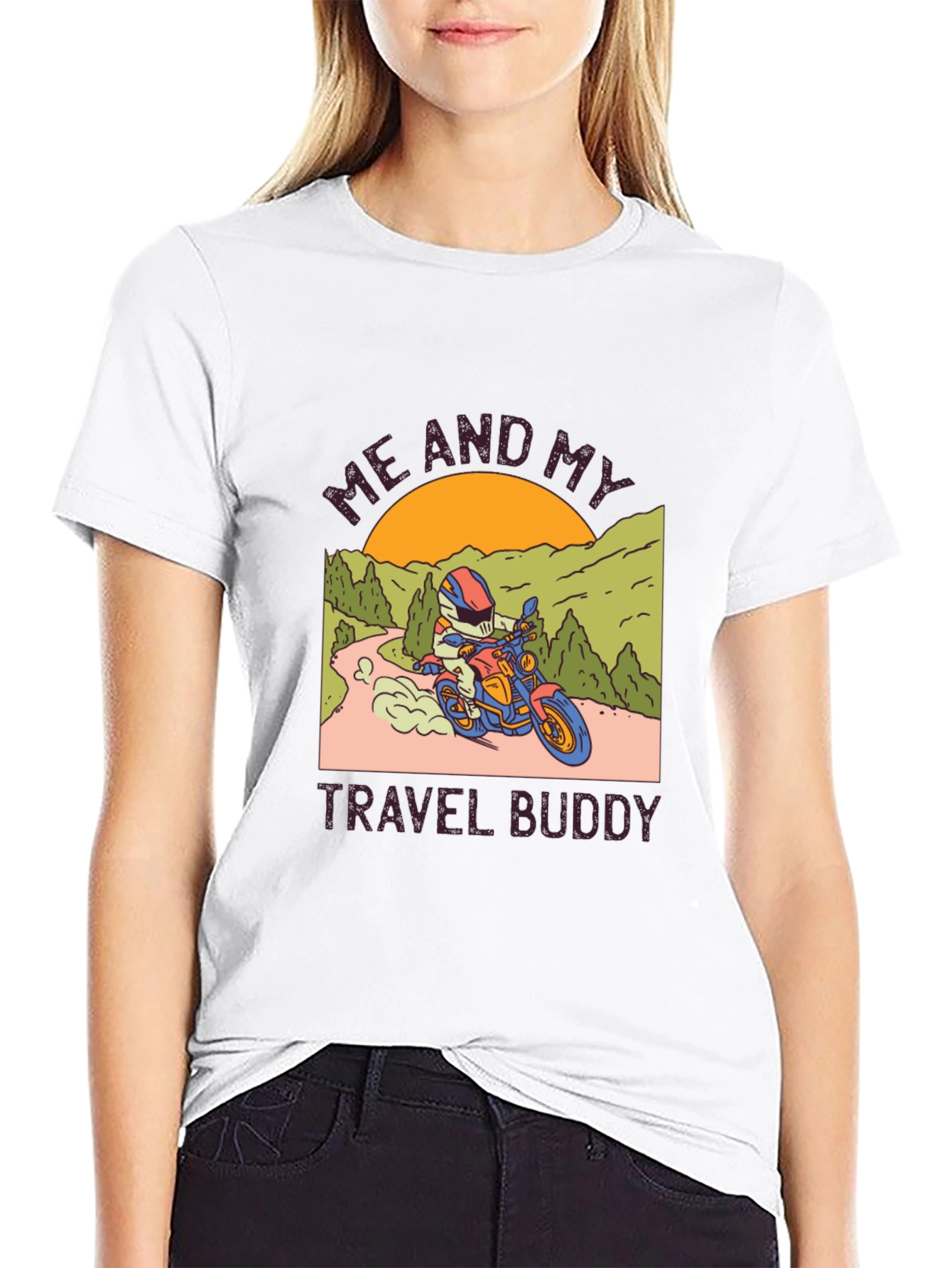 Motorcycle Travel Buddy Graphic Tee