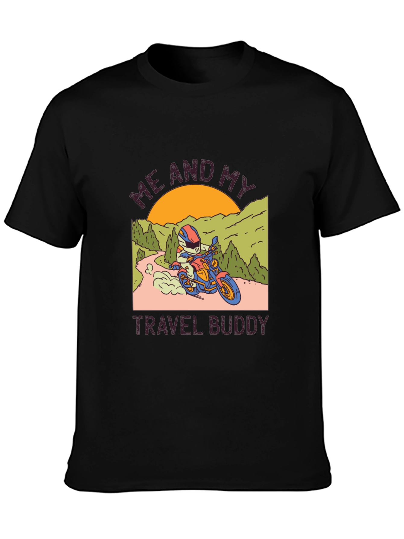 Motorcycle Travel Buddy Graphic Tee