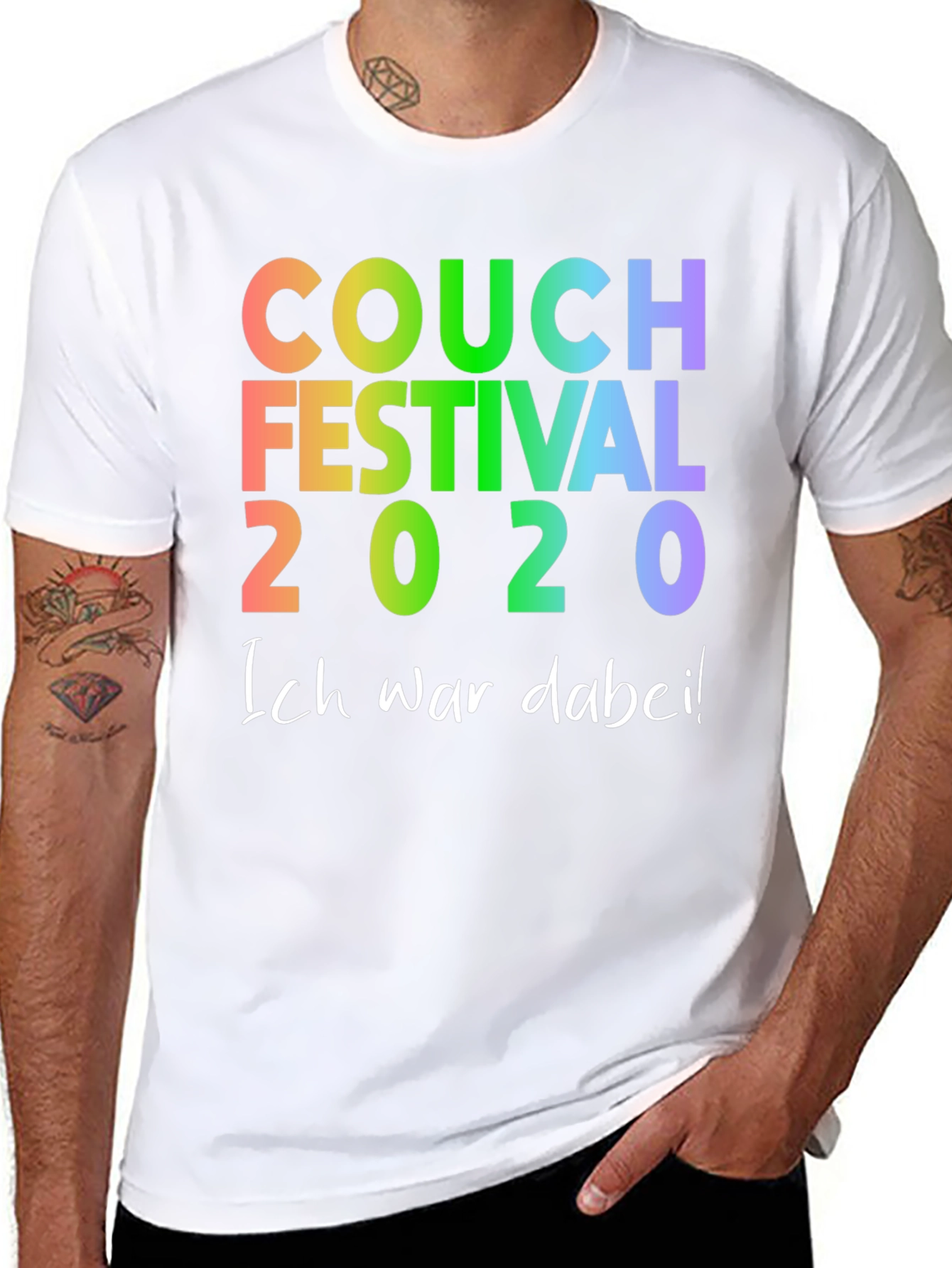 Couch Festival 2020 T-Shirt - Ich War Dabei!