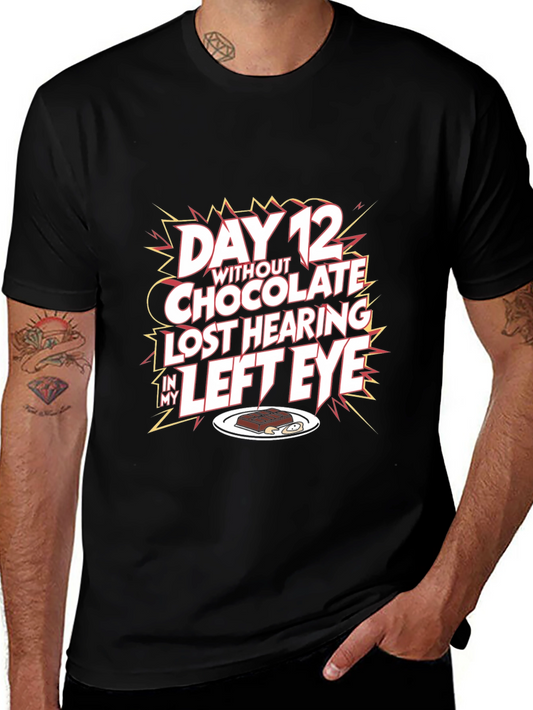 Humorous Graphic T-Shirt - Chocolate Lovers Loss