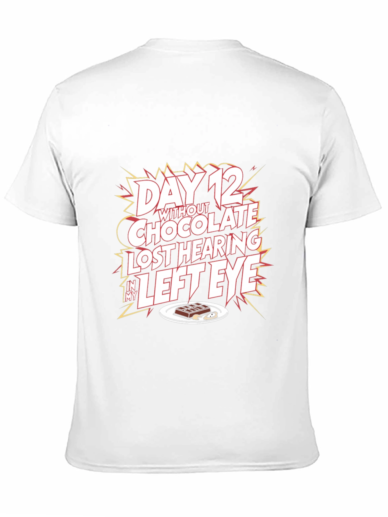 Humorous Graphic T-Shirt - Chocolate Lovers Loss