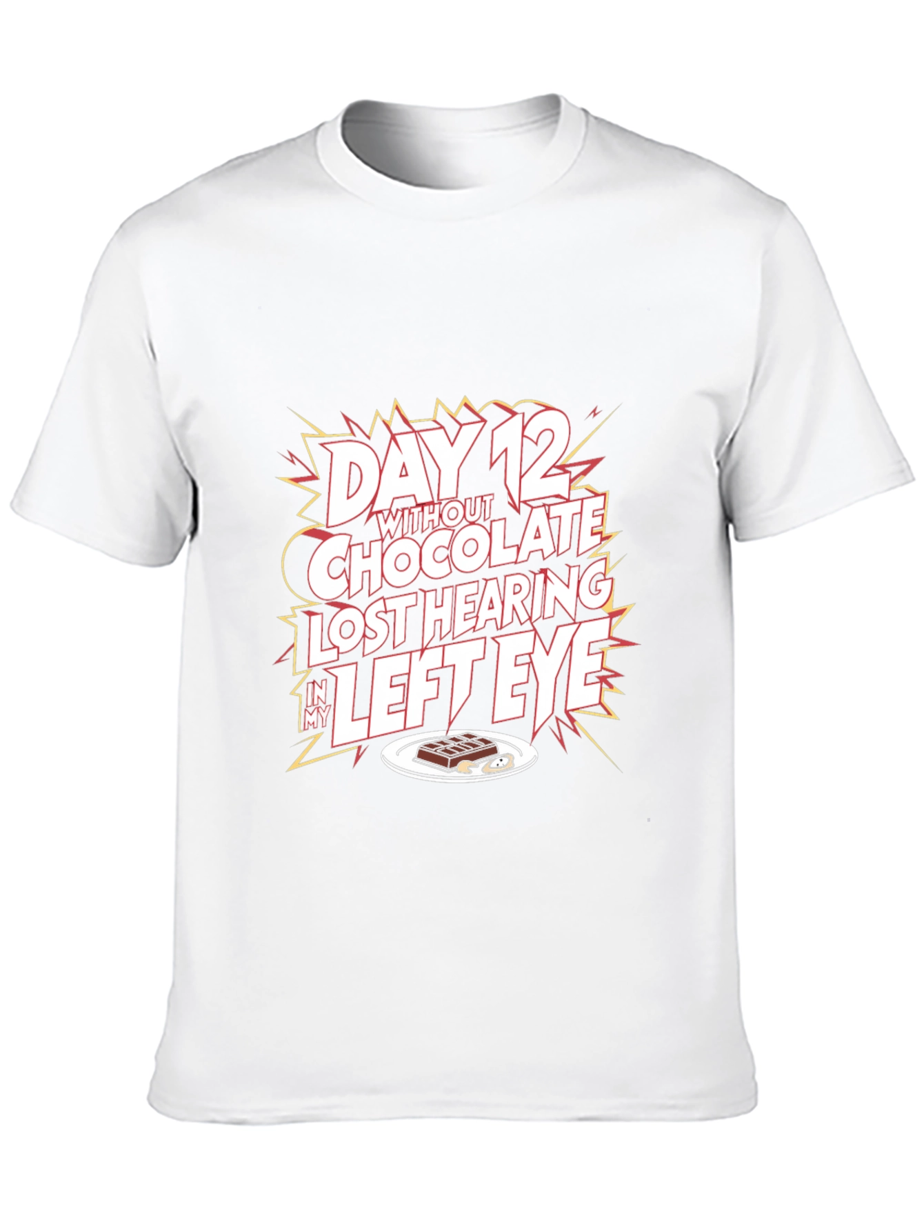 Humorous Graphic T-Shirt - Chocolate Lovers Loss