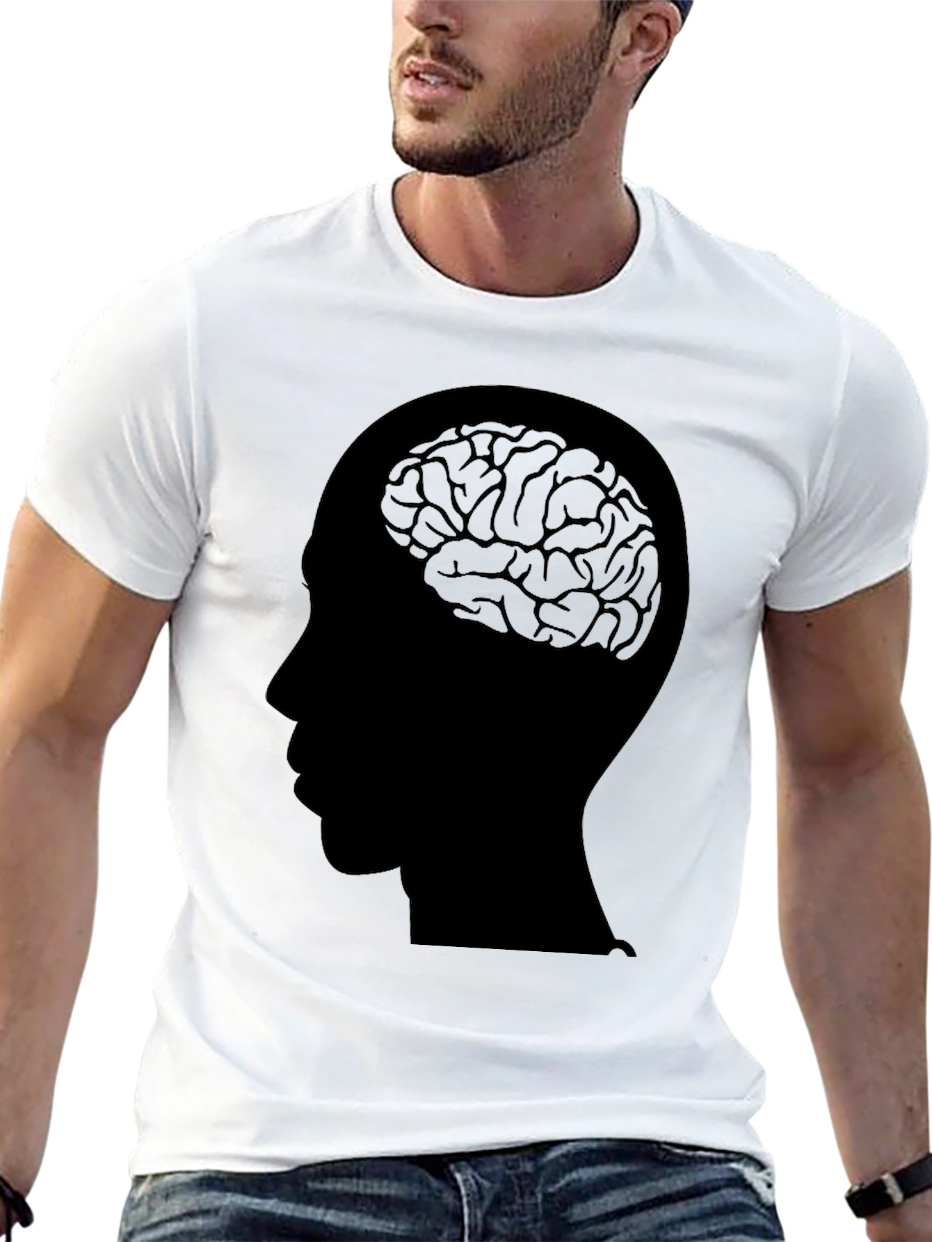 Brain Head T-Shirt - Mens Graphic Tee