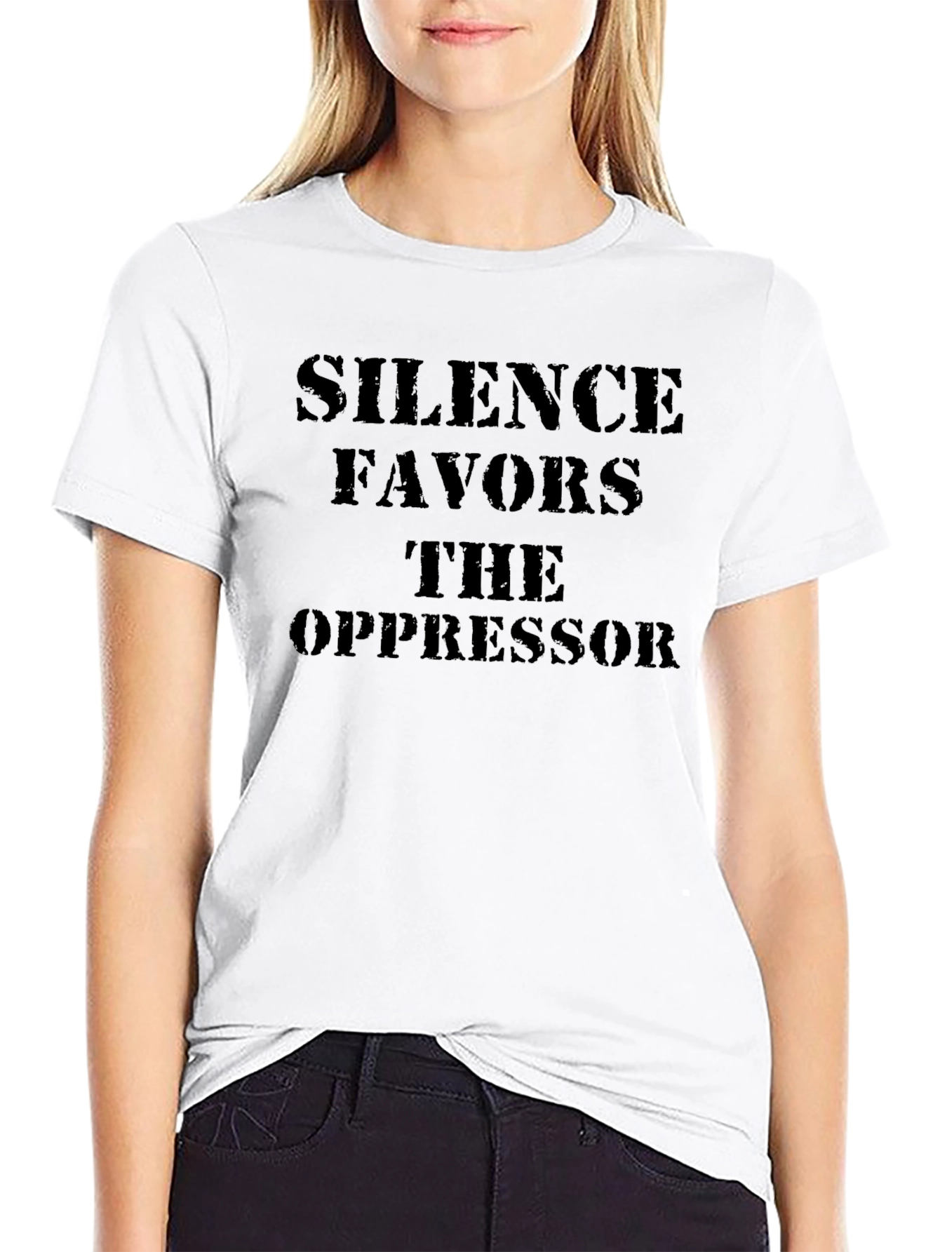 Silence Favors the Oppressor T-Shirt