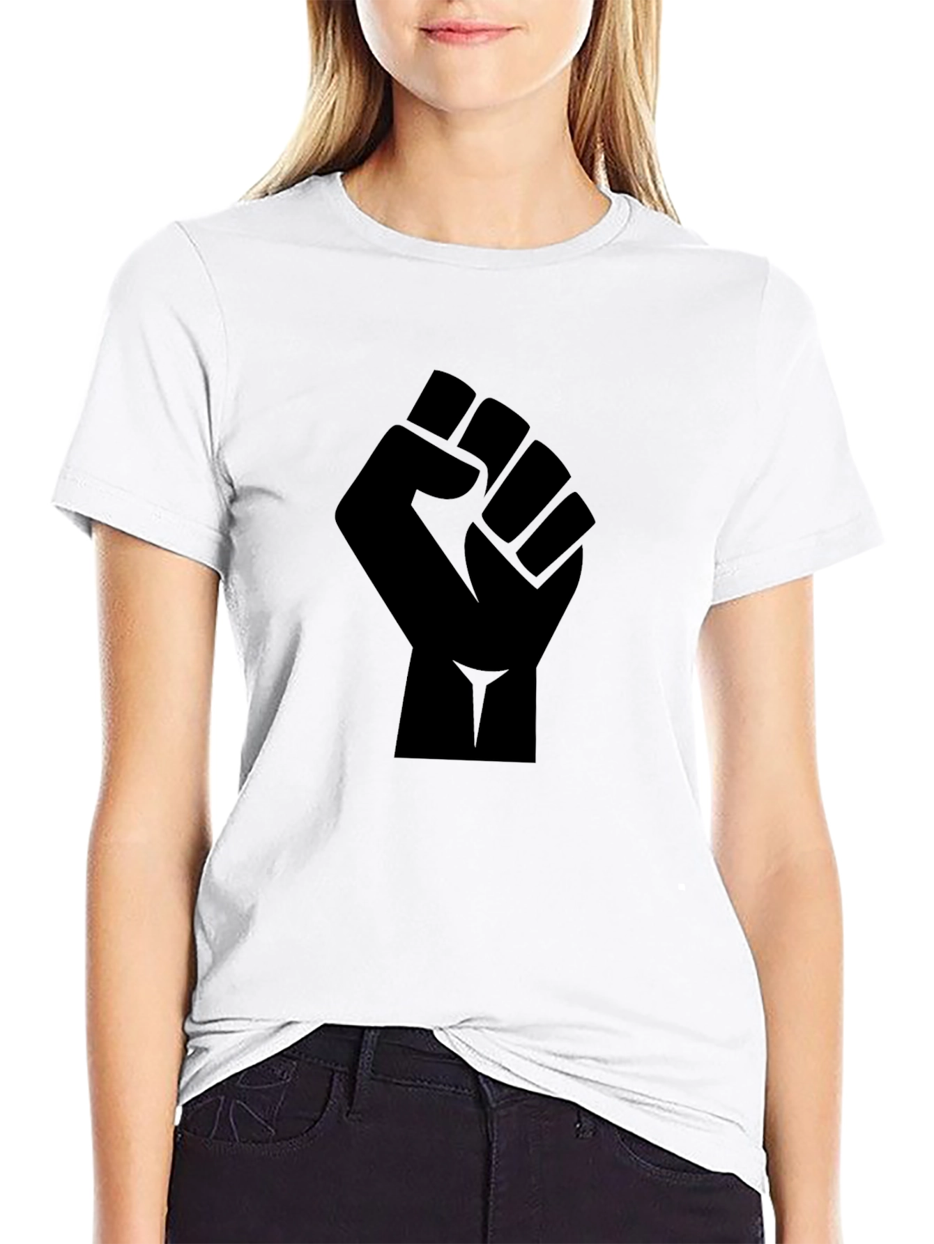 Black Power Fist Graphic T-Shirt