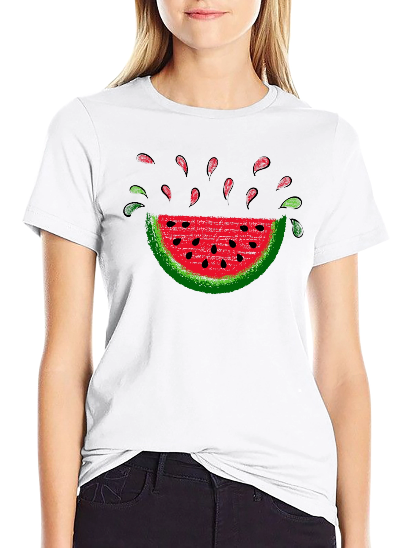 Watermelon Graphic Tee - Summer Casual