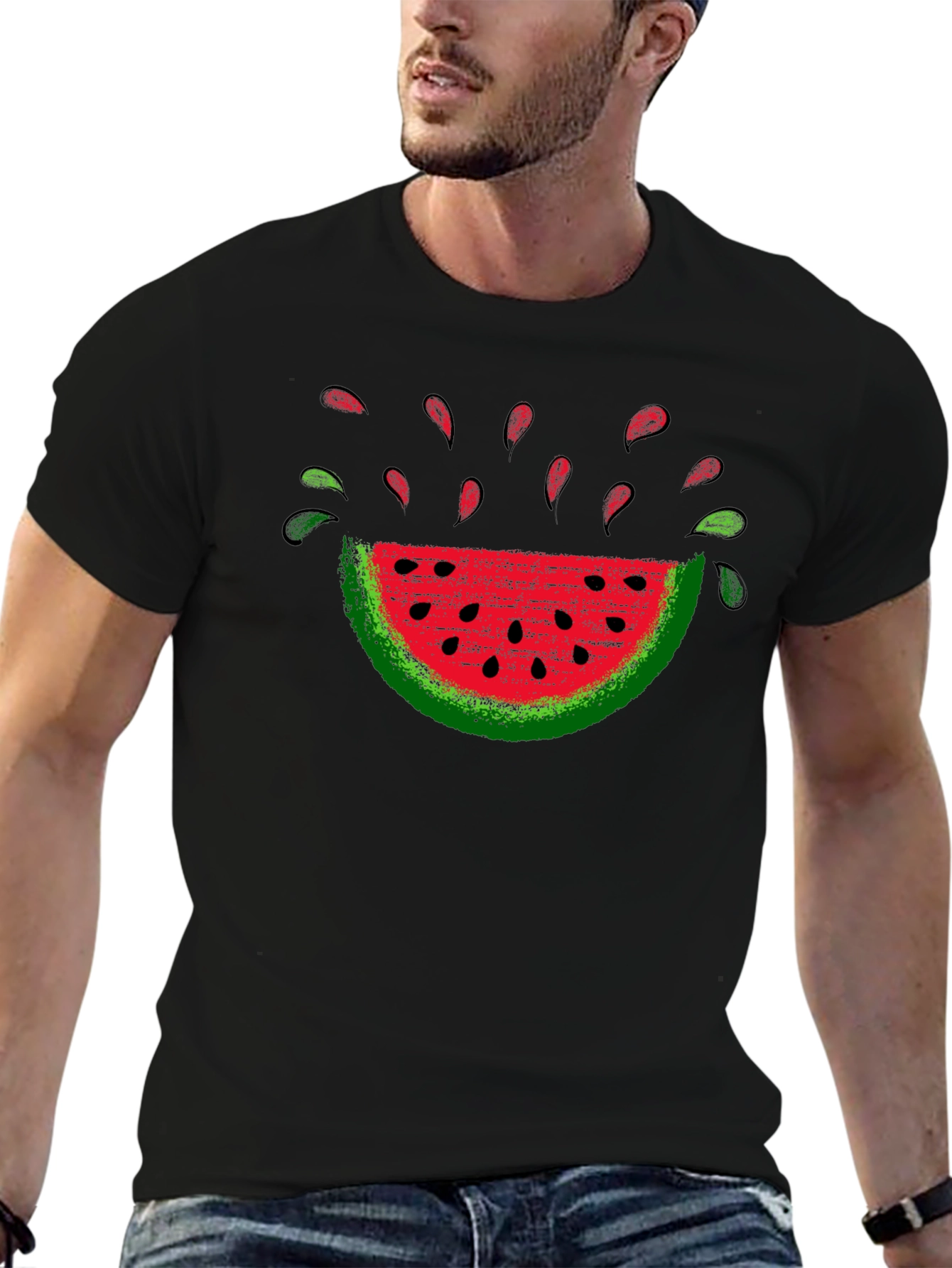 Watermelon Graphic Tee - Summer Casual