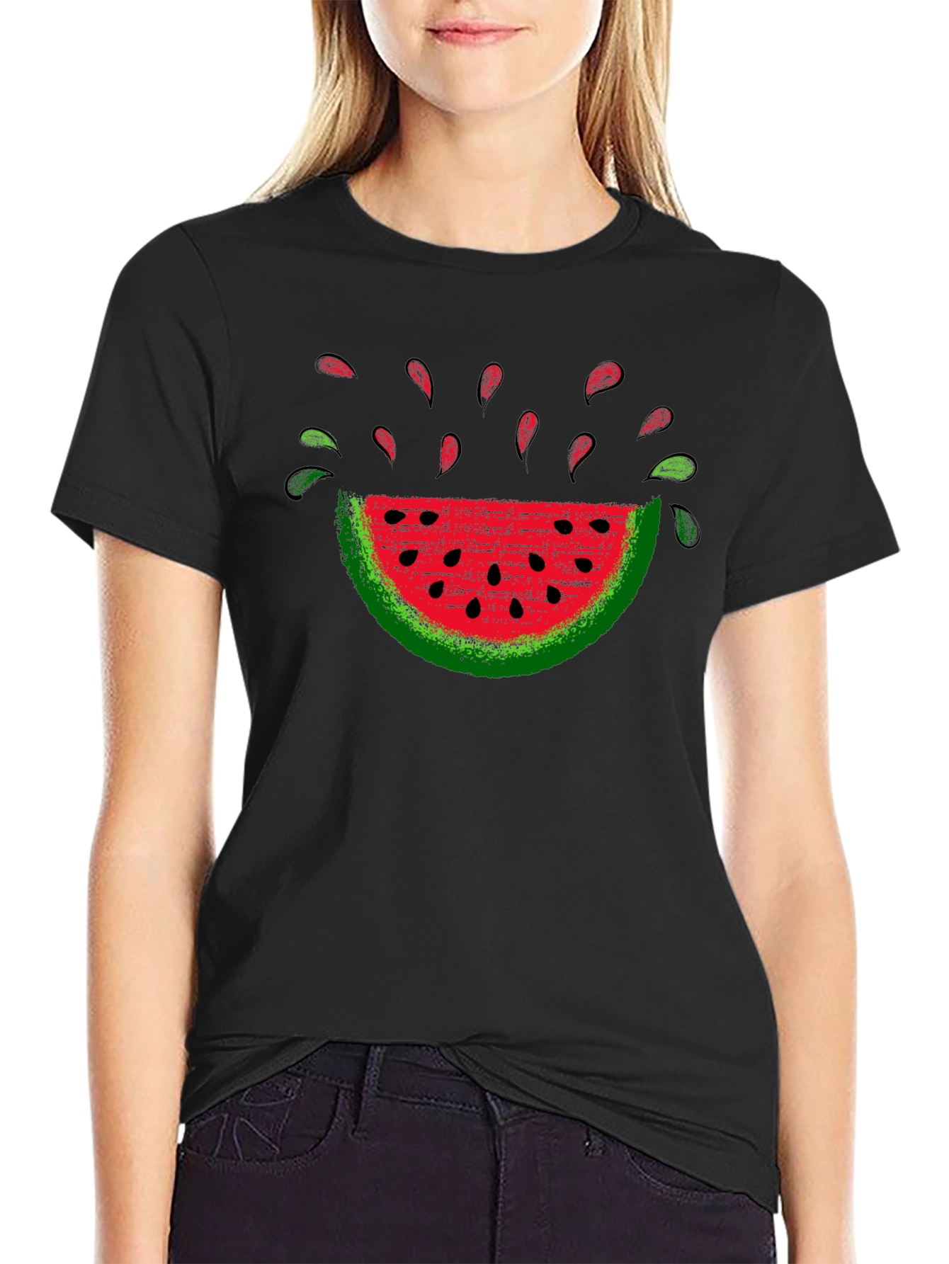 Watermelon Graphic Tee - Summer Casual
