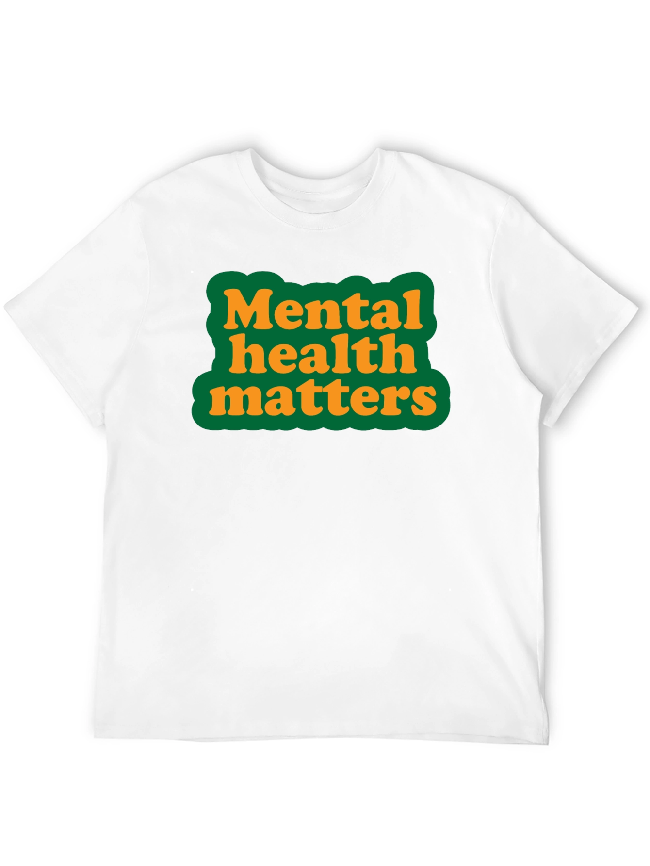 Mental Health Matters Graphic Tee - Black Cotton T-Shirt