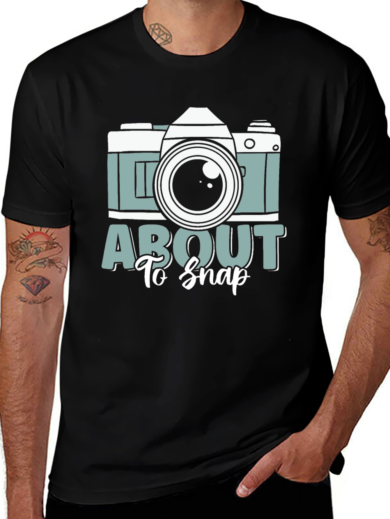 About To Snap Camera Graphic Tee - Photographers Shirt