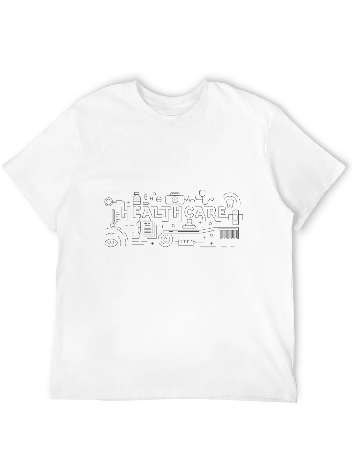 Classic Black Crew Neck T-Shirt - Soft Cotton