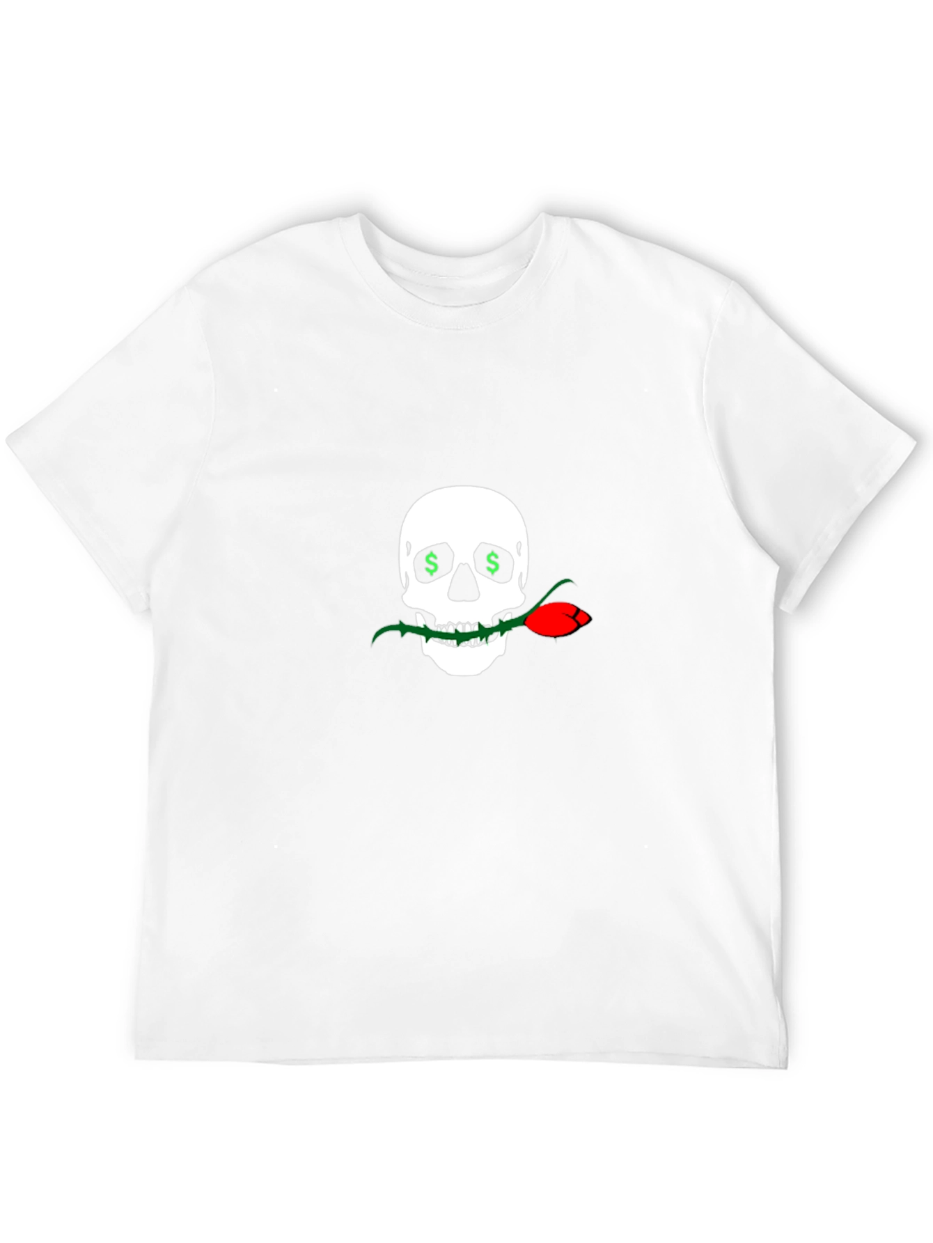 Skull & Rose Graphic Tee - Bold Streetwear