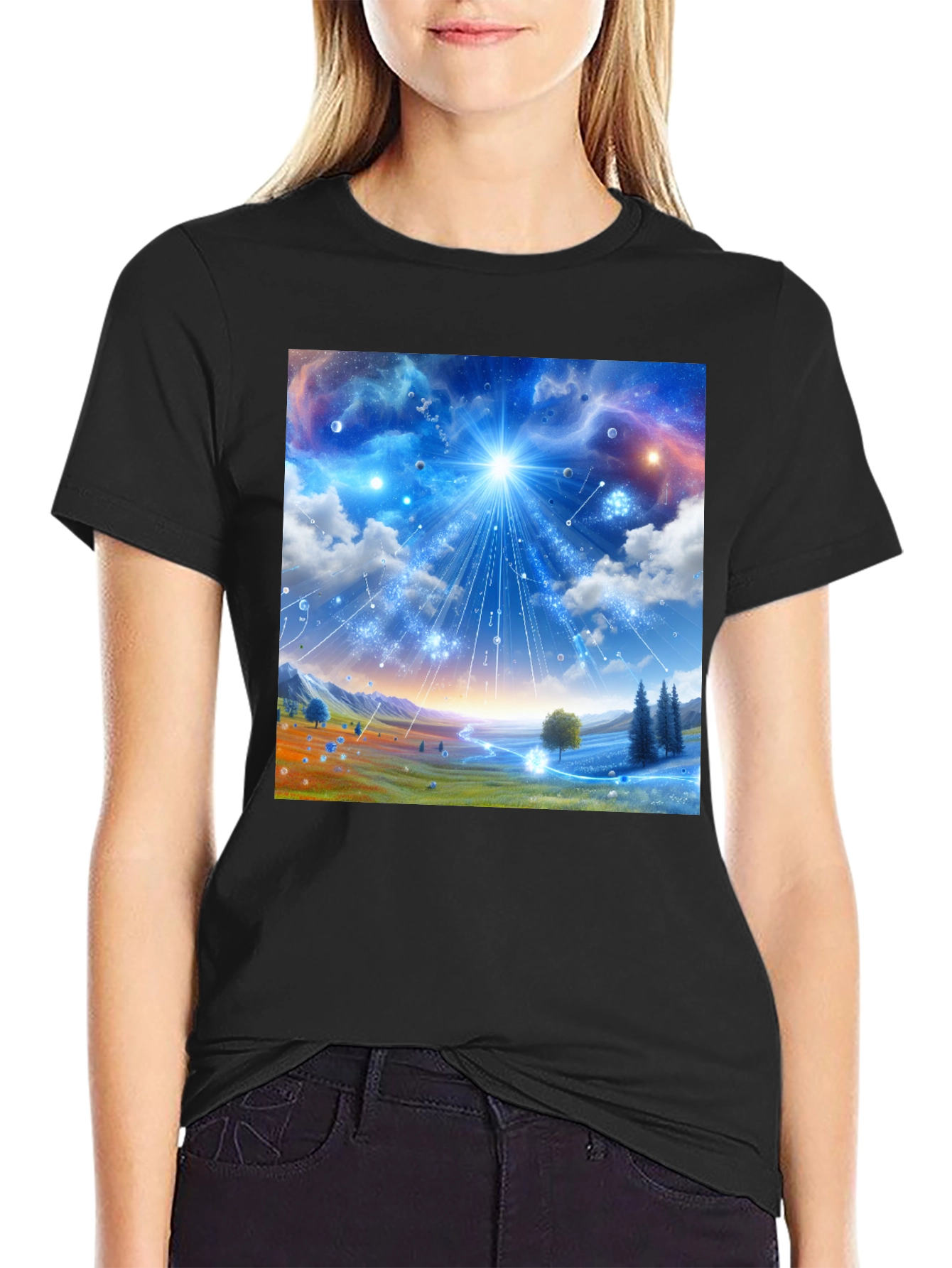 Galaxy Dreamscape T-Shirt - Vivid Graphic Tee