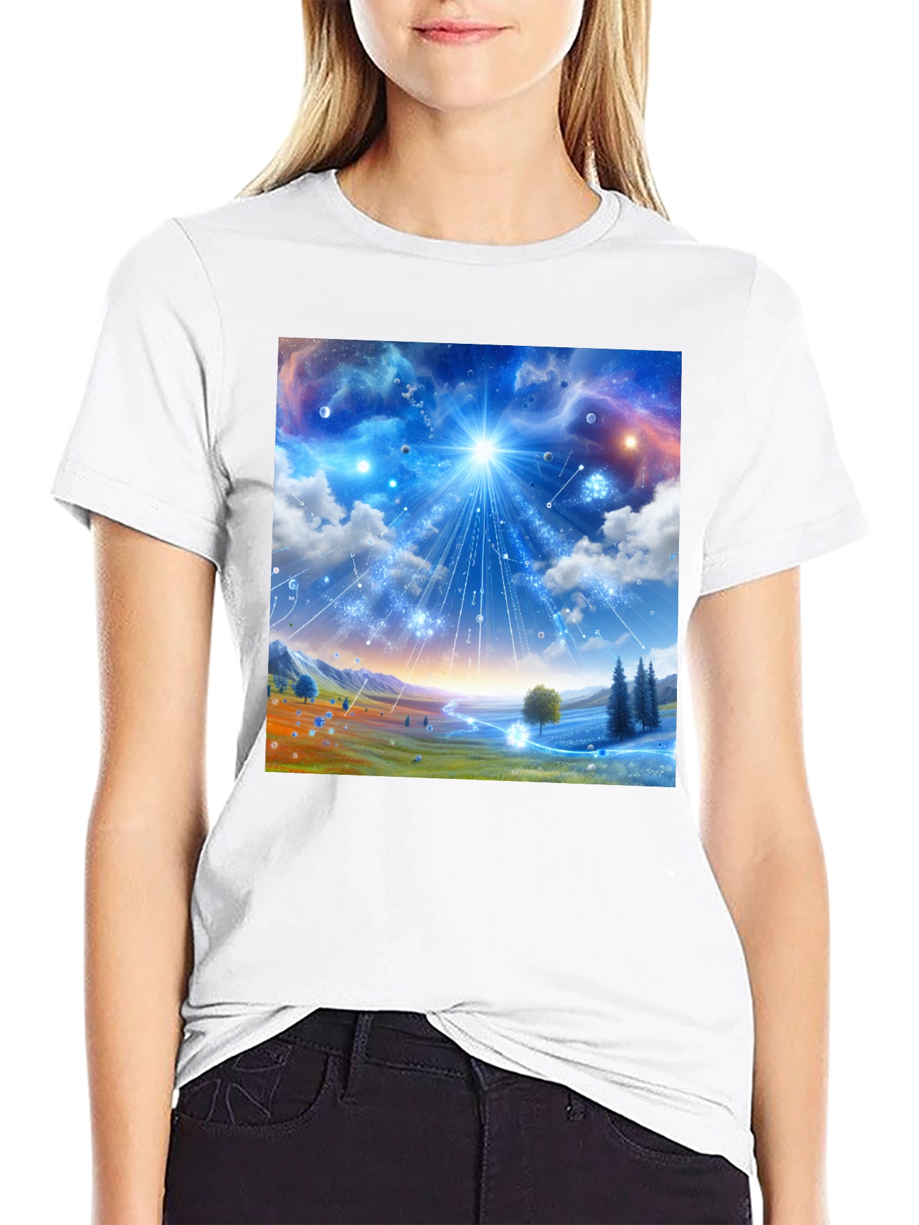 Galaxy Dreamscape T-Shirt - Vivid Graphic Tee