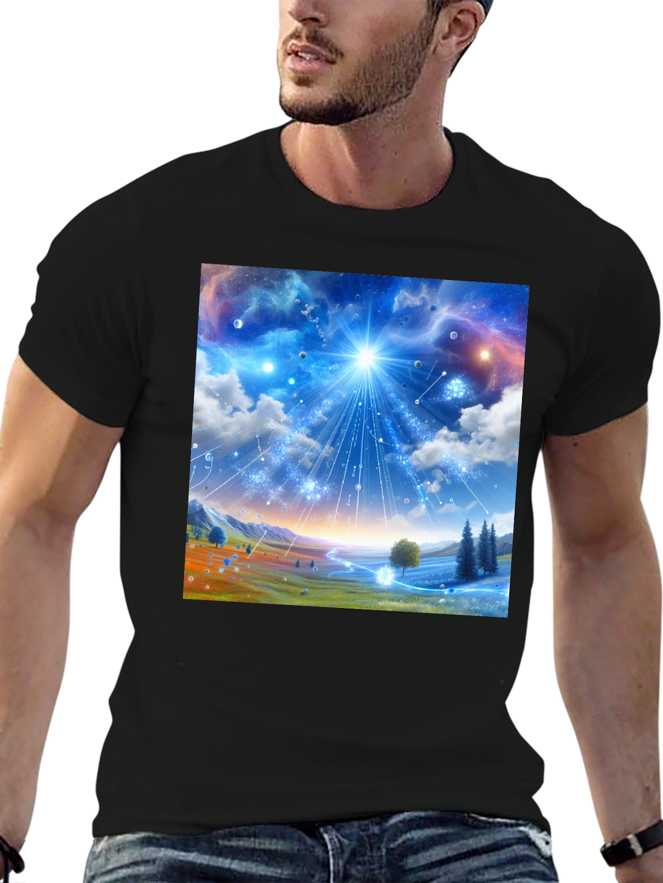 Galaxy Dreamscape T-Shirt - Vivid Graphic Tee