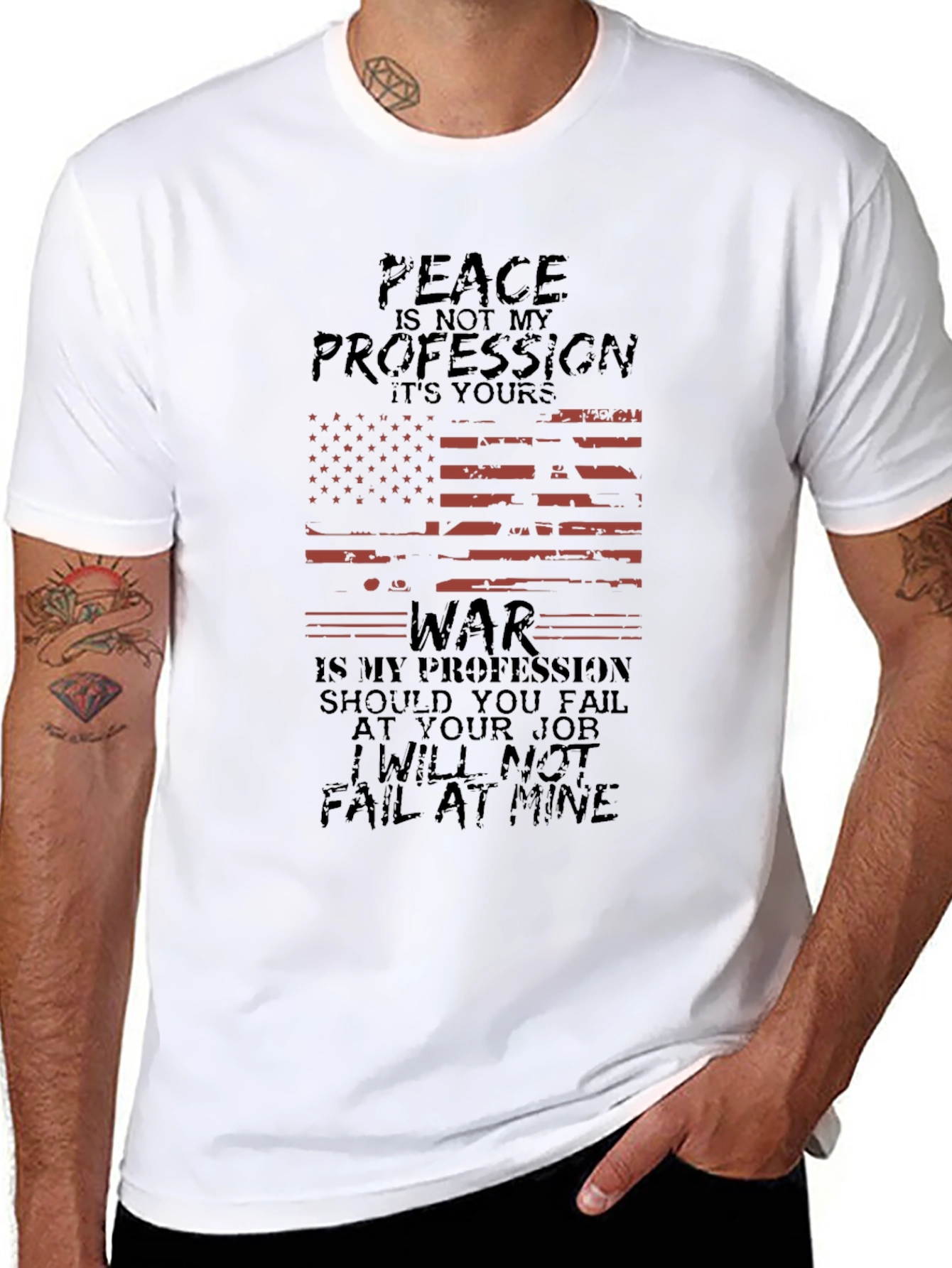 Peace is Not My Profession Graphic Tee
