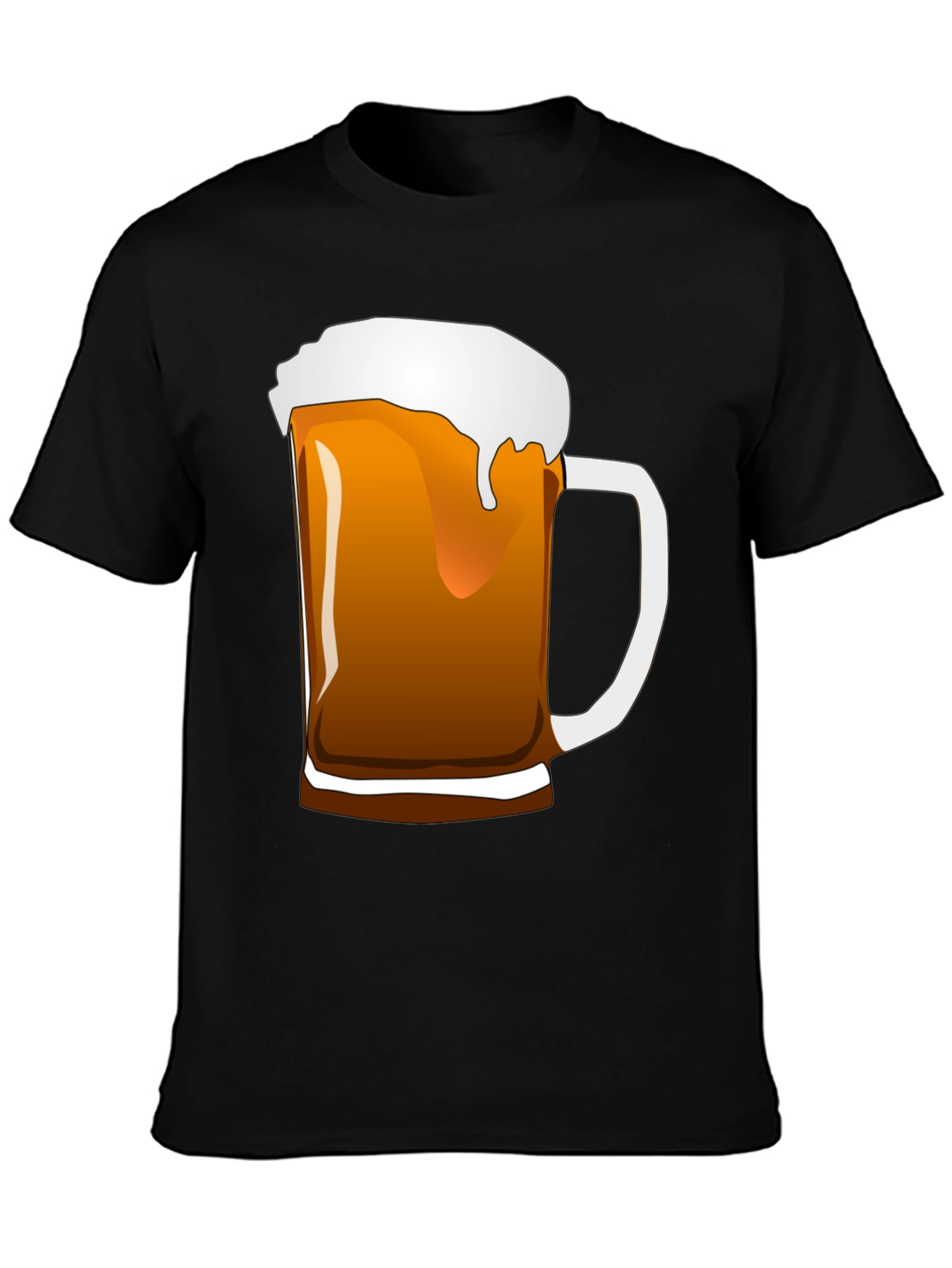 Beer Mug Graphic Tee - Black Unisex T-Shirt