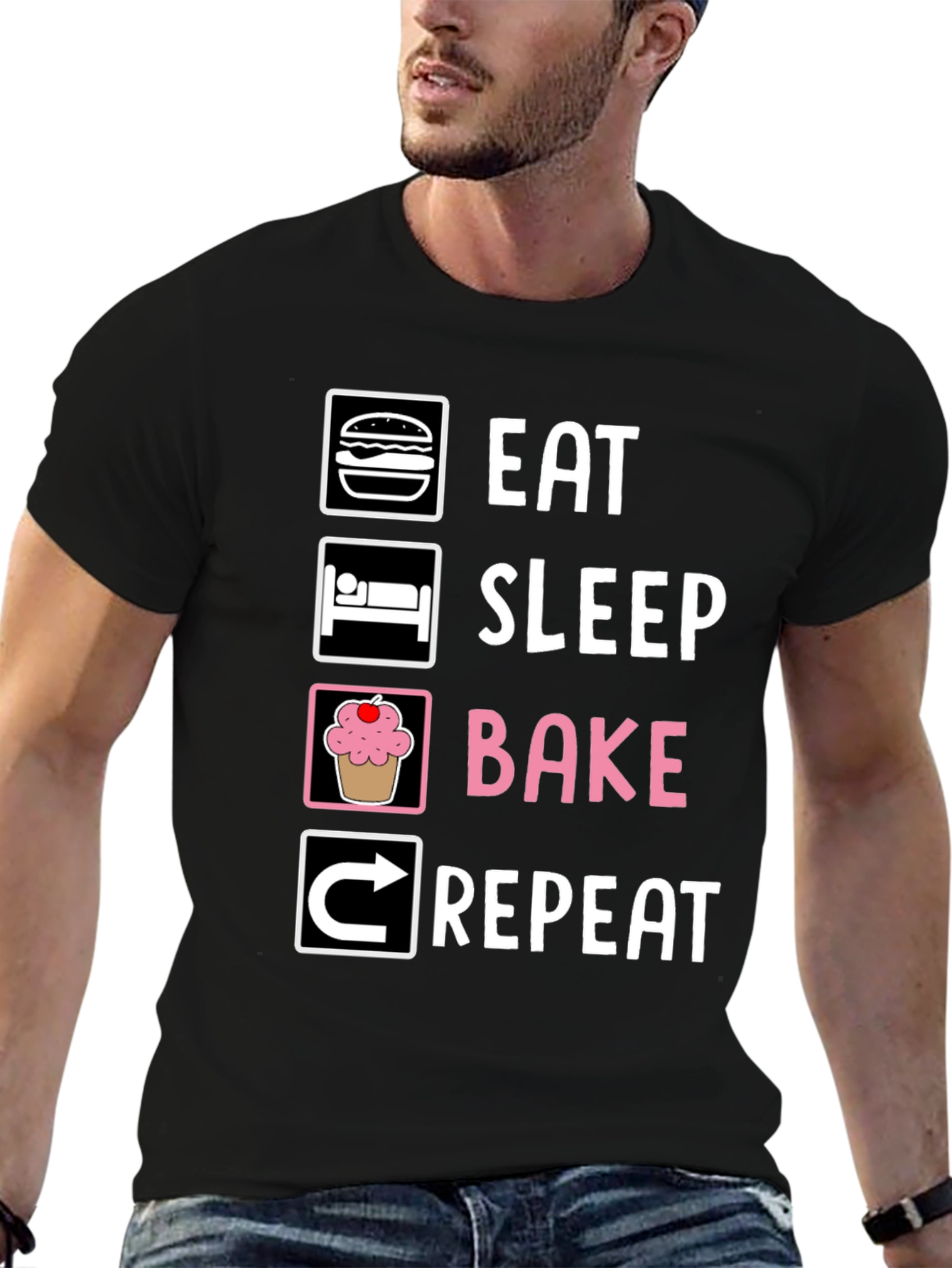 Eat Sleep Bake Repeat T-Shirt