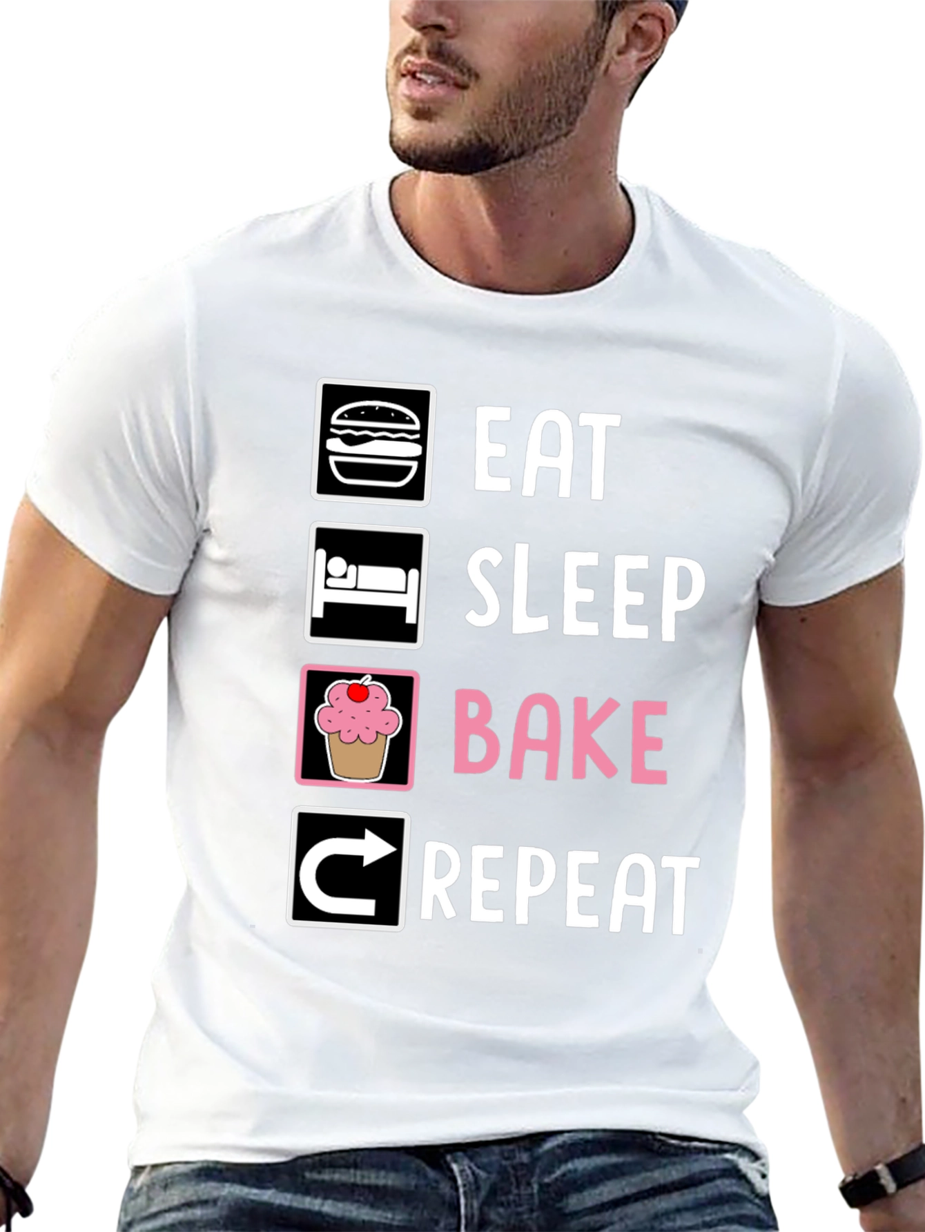 Eat Sleep Bake Repeat T-Shirt