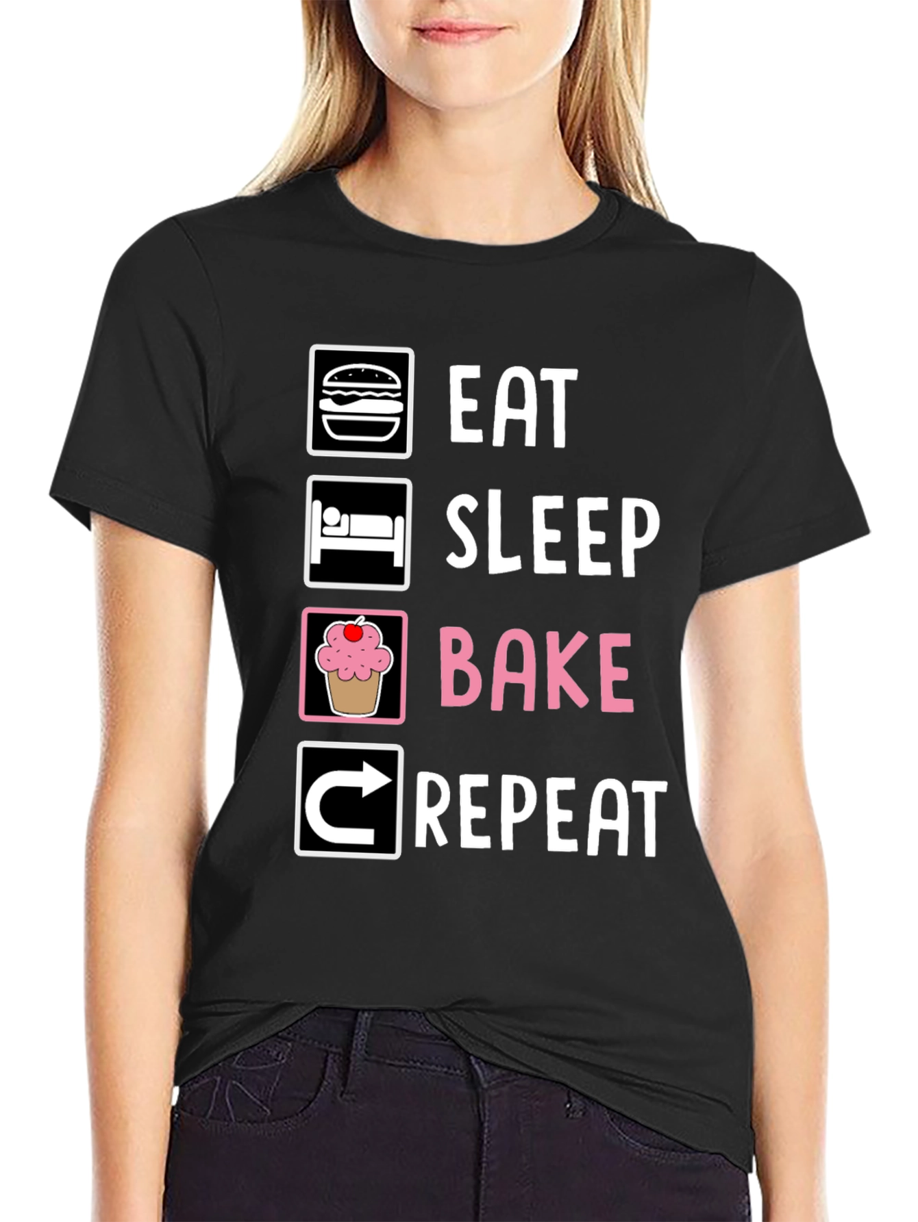 Eat Sleep Bake Repeat T-Shirt