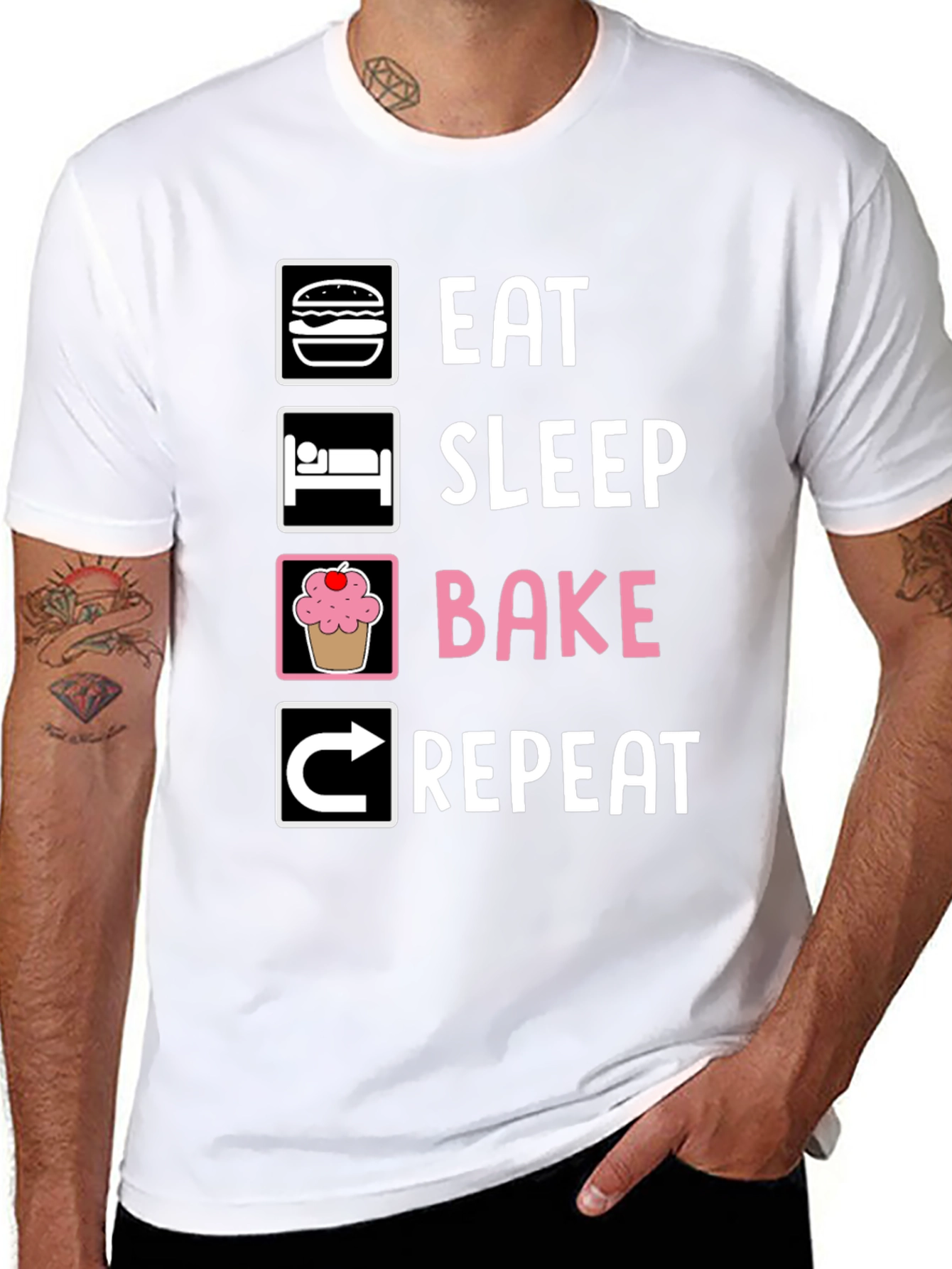 Eat Sleep Bake Repeat T-Shirt