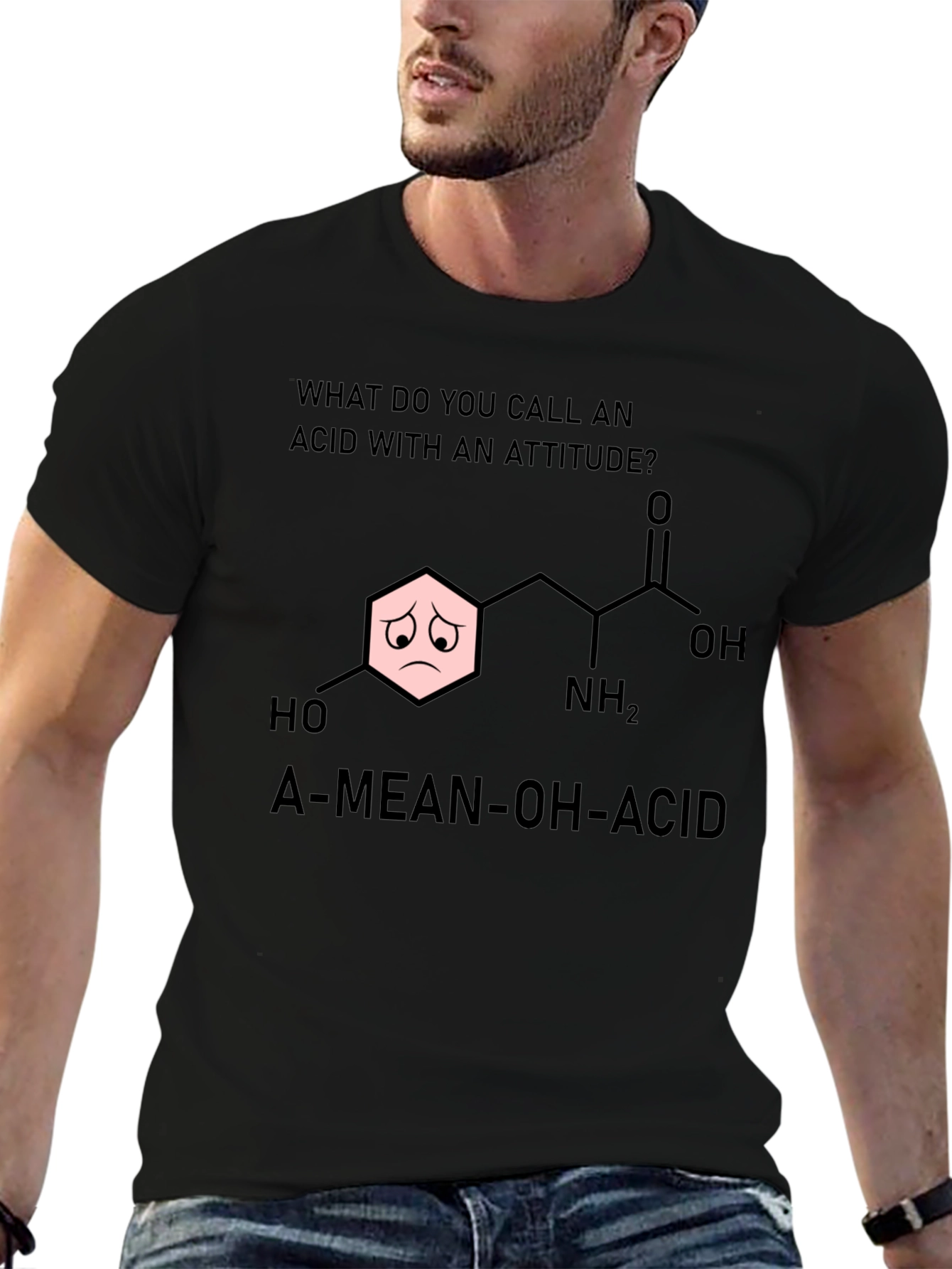 A-Mean-Oh-Acid Humor T-Shirt