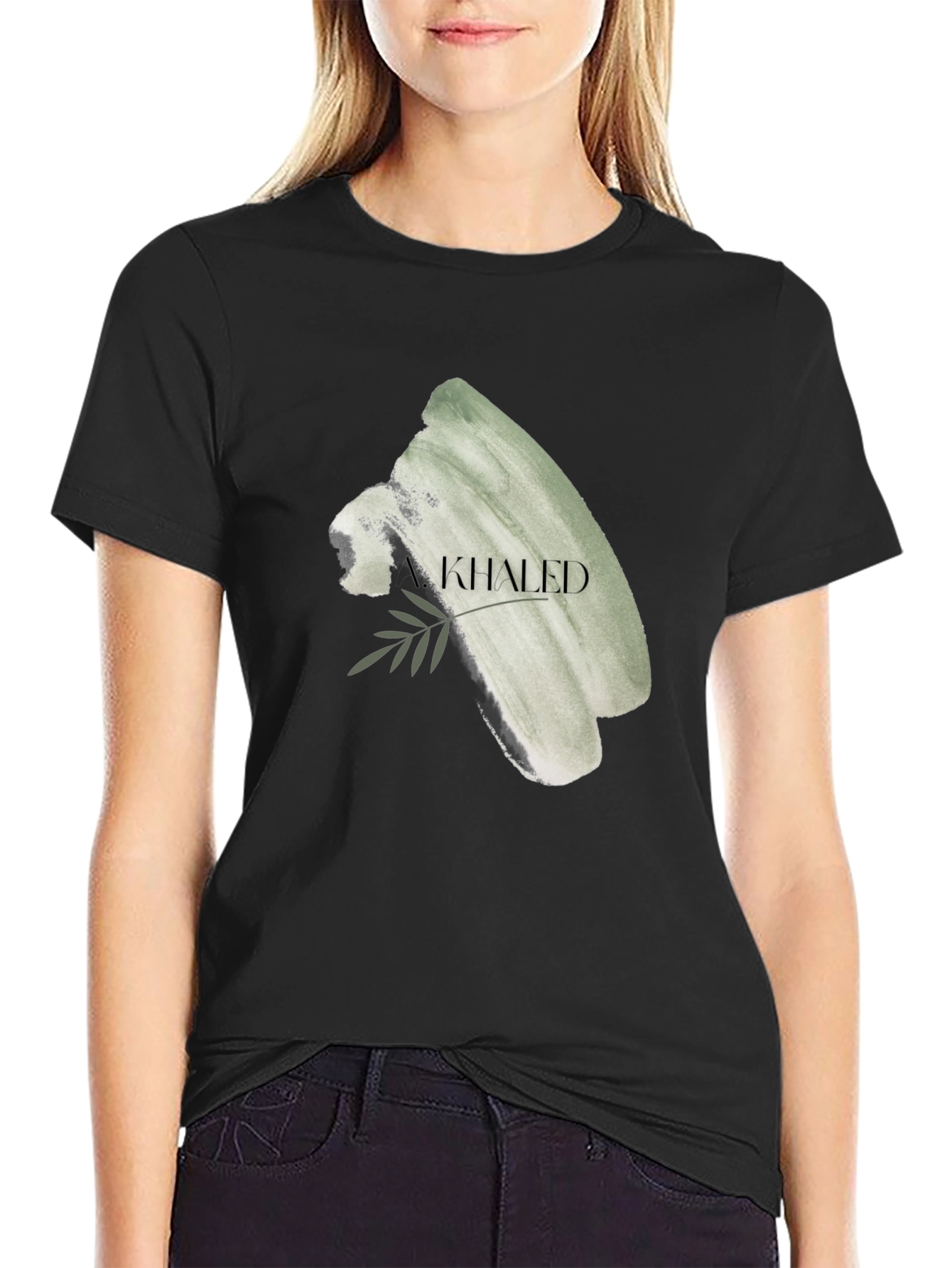 Khaled Graphic Print Black T-Shirt