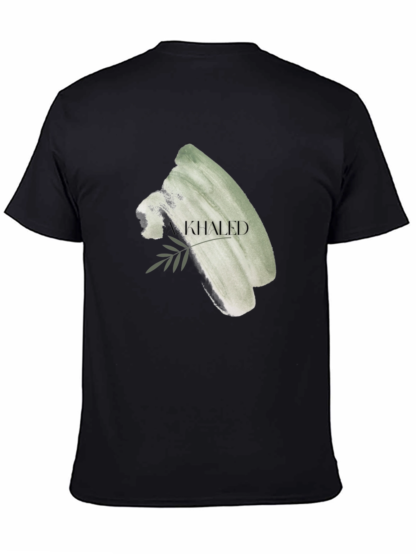 Khaled Graphic Print Black T-Shirt