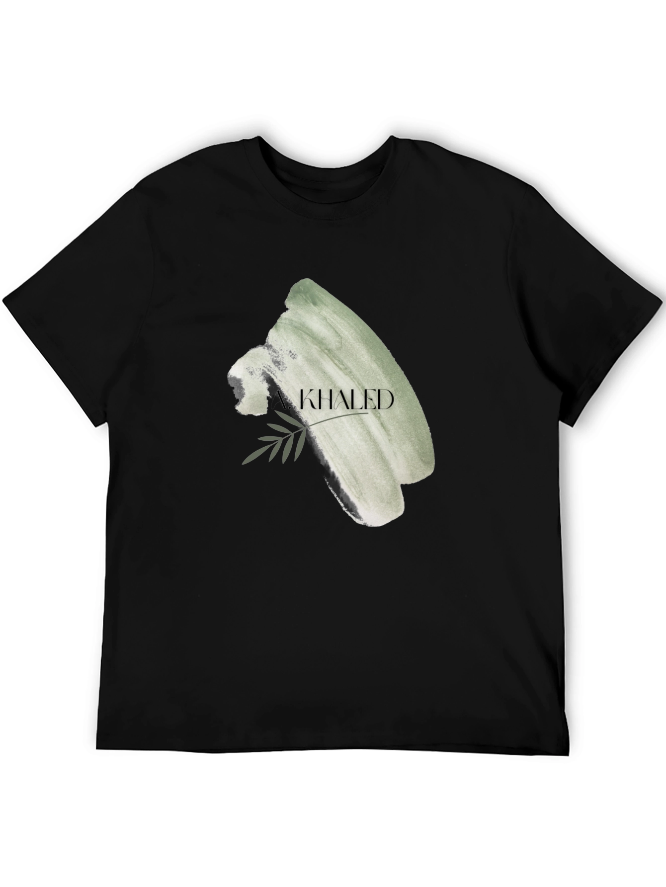 Khaled Graphic Print Black T-Shirt