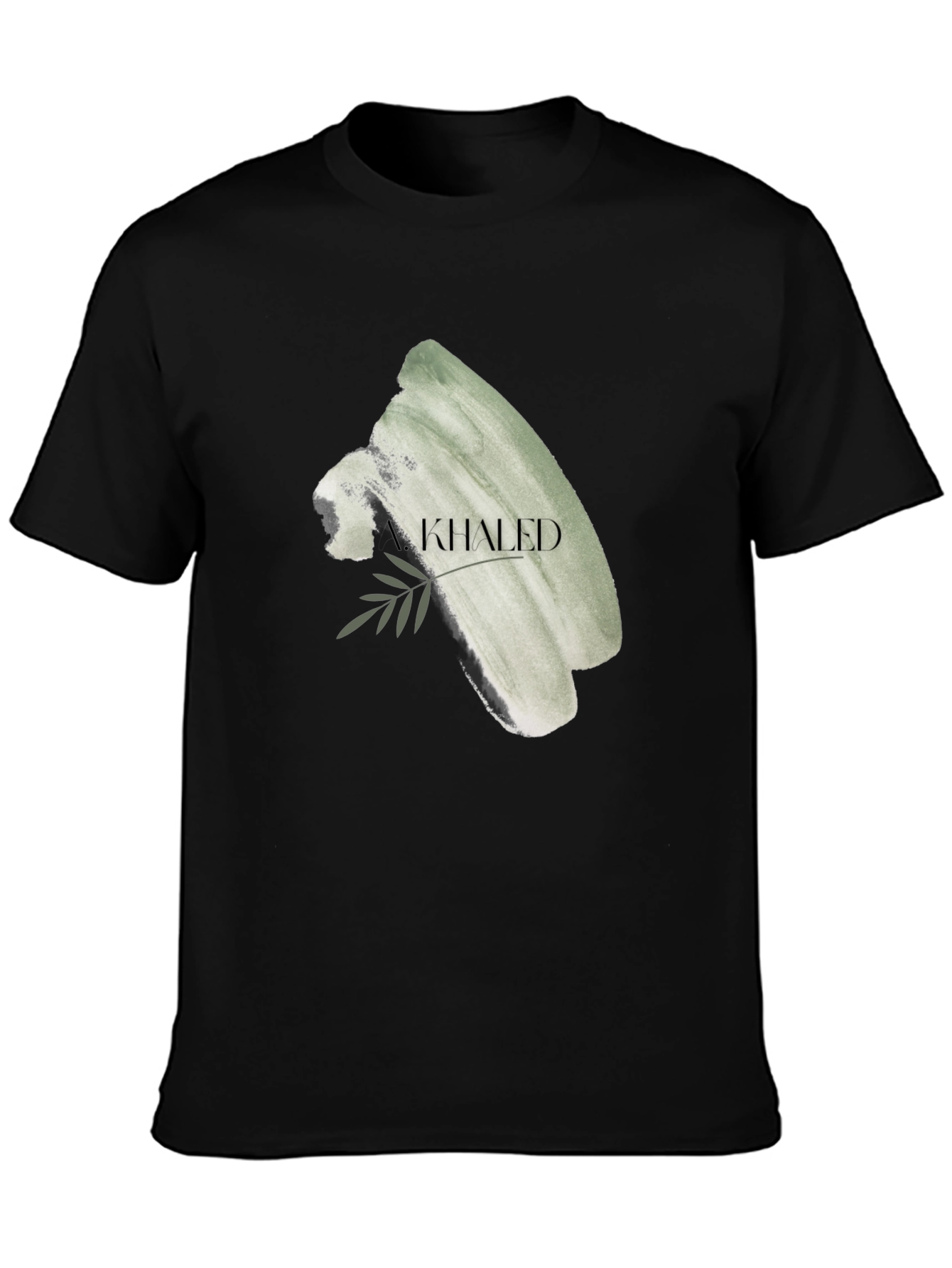 Khaled Graphic Print Black T-Shirt