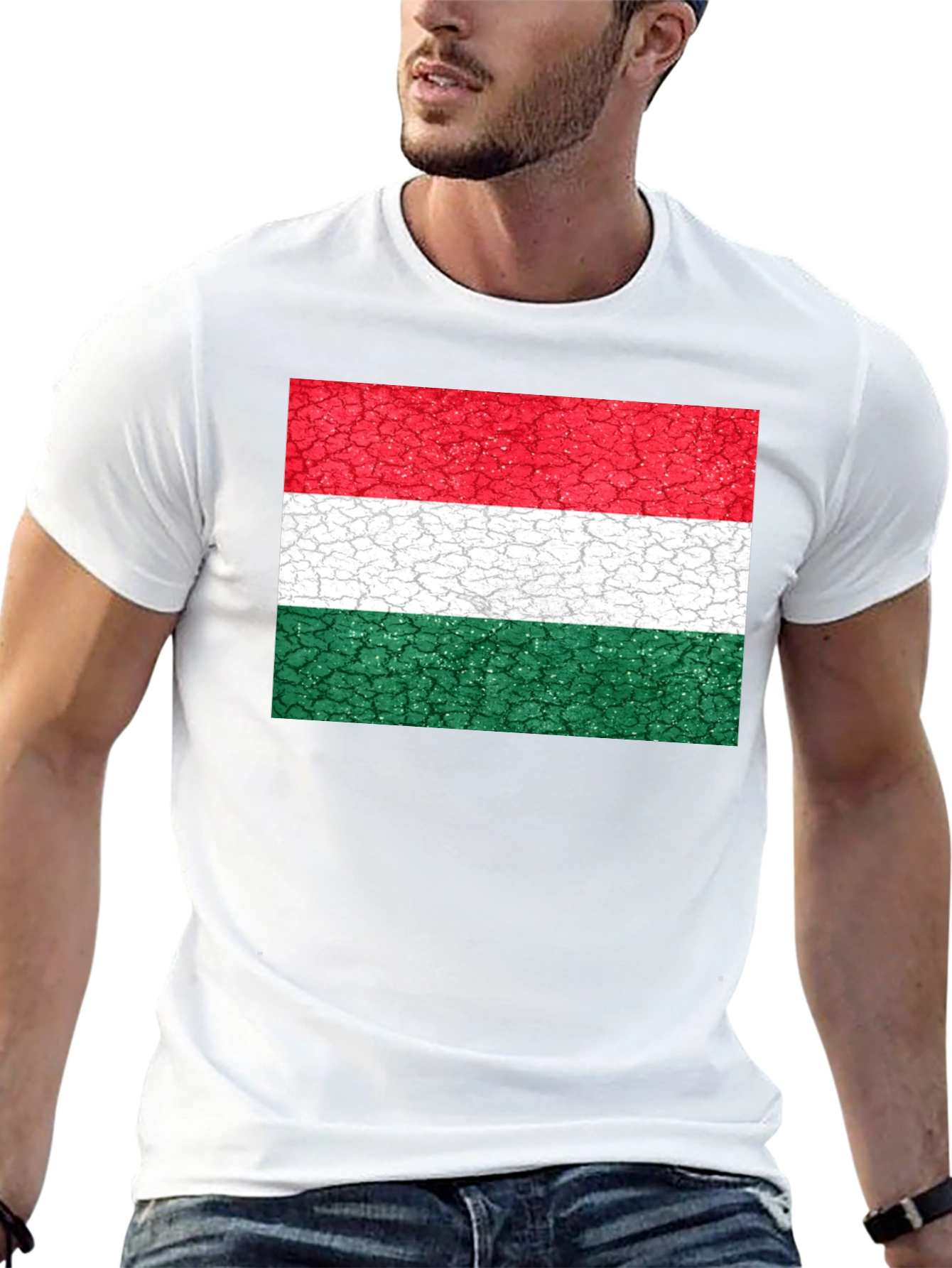 Hungary Flag T-Shirt - Novelty Graphic Tee
