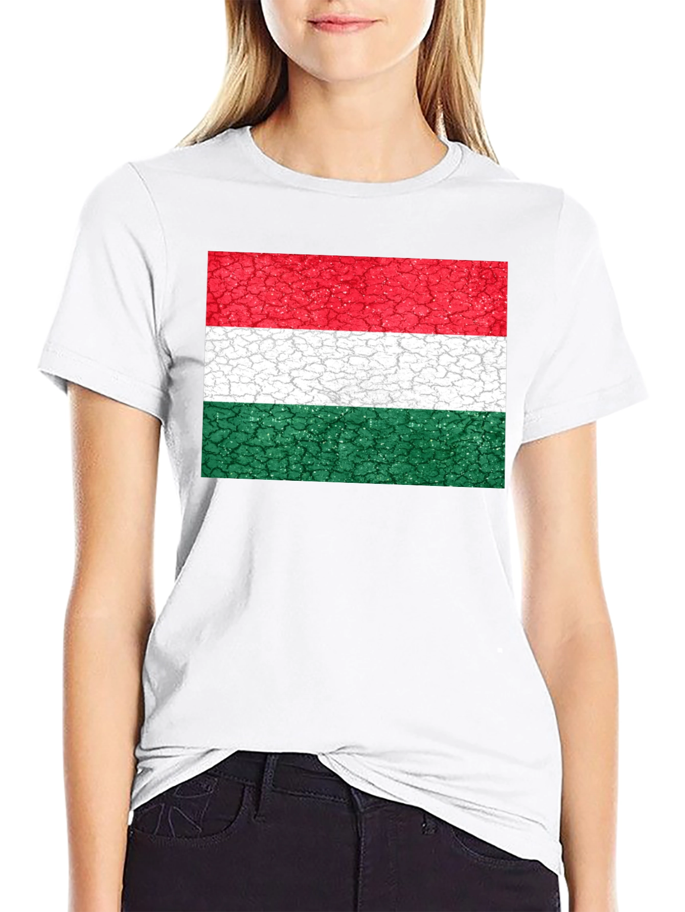 Hungary Flag T-Shirt - Novelty Graphic Tee