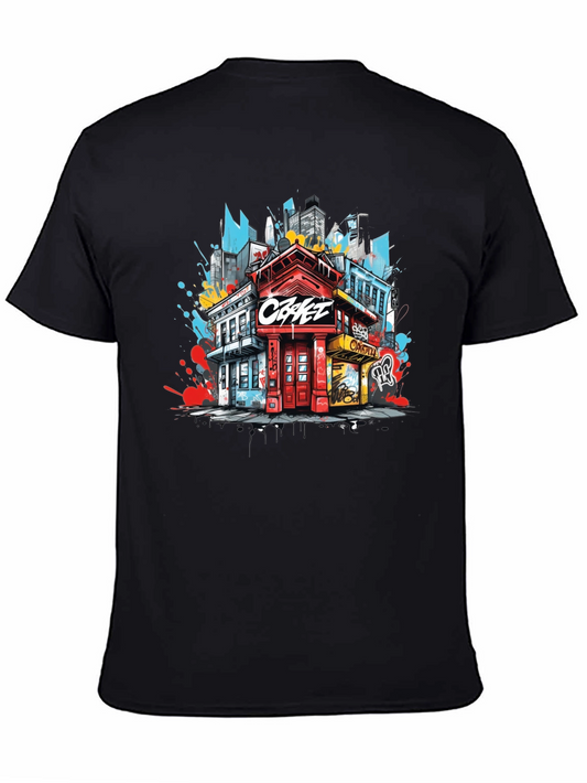 Urban Graphic Tee: Cityscape Design