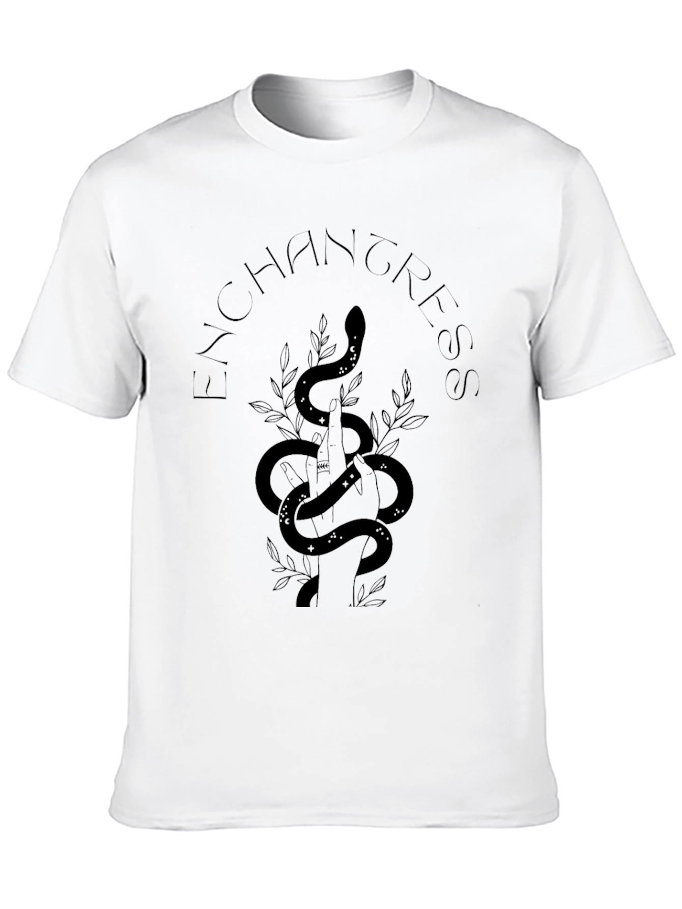 Enchantress Snake Graphic Black T-Shirt