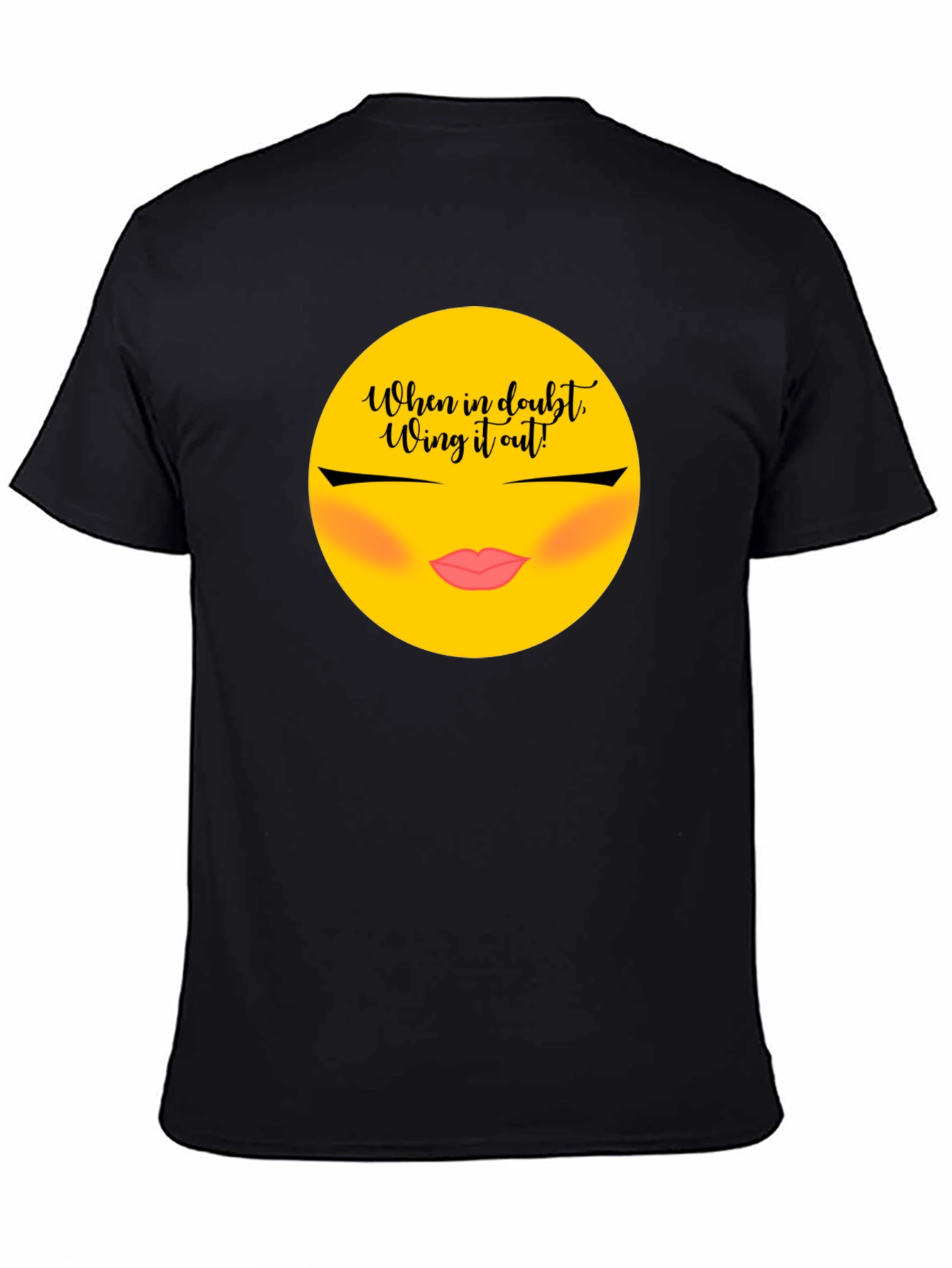 Wing It Out Graphic Tee - Trendy Slogan Shirt