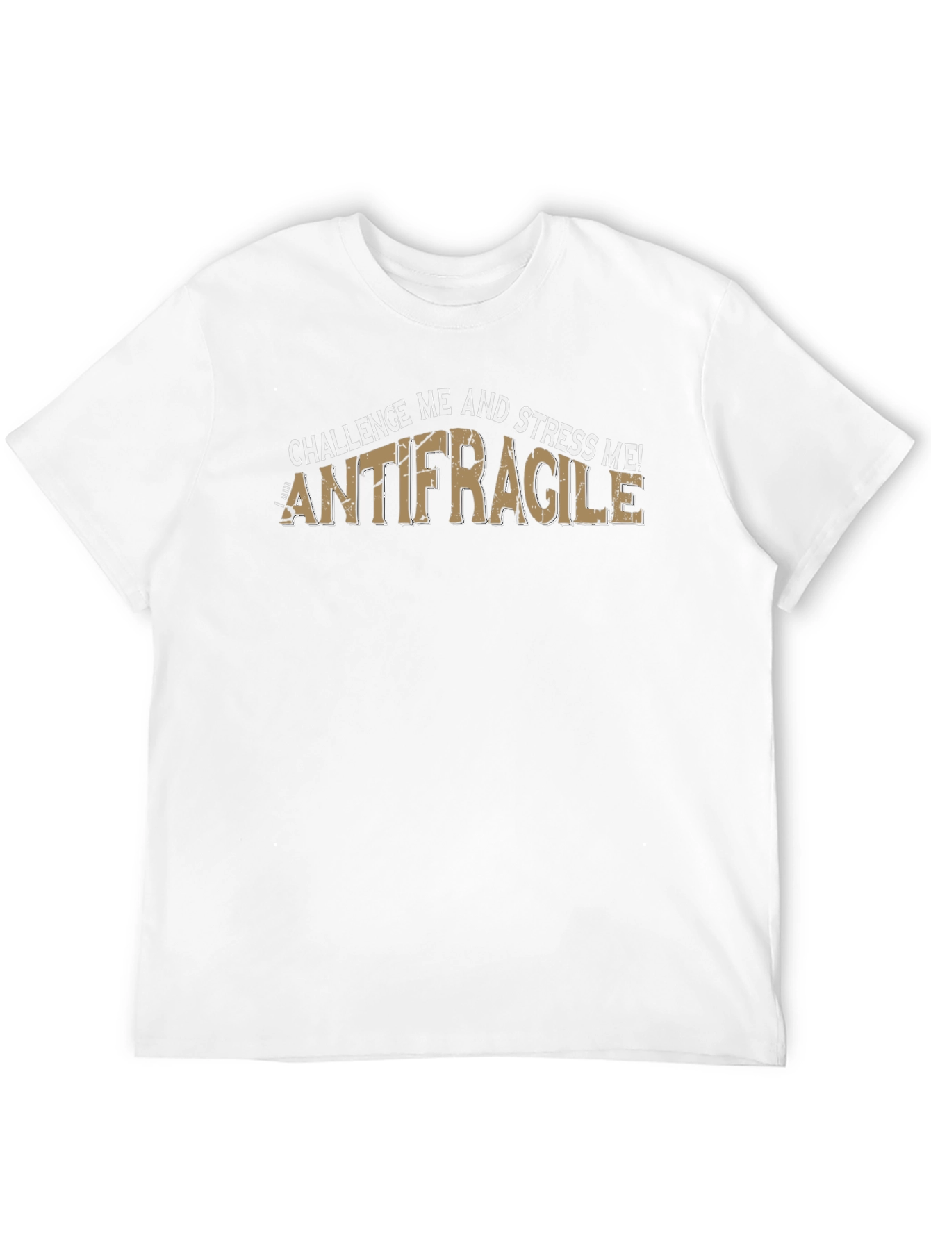 Antifragile T-Shirt - Challenge and Stress Me! Black Tee