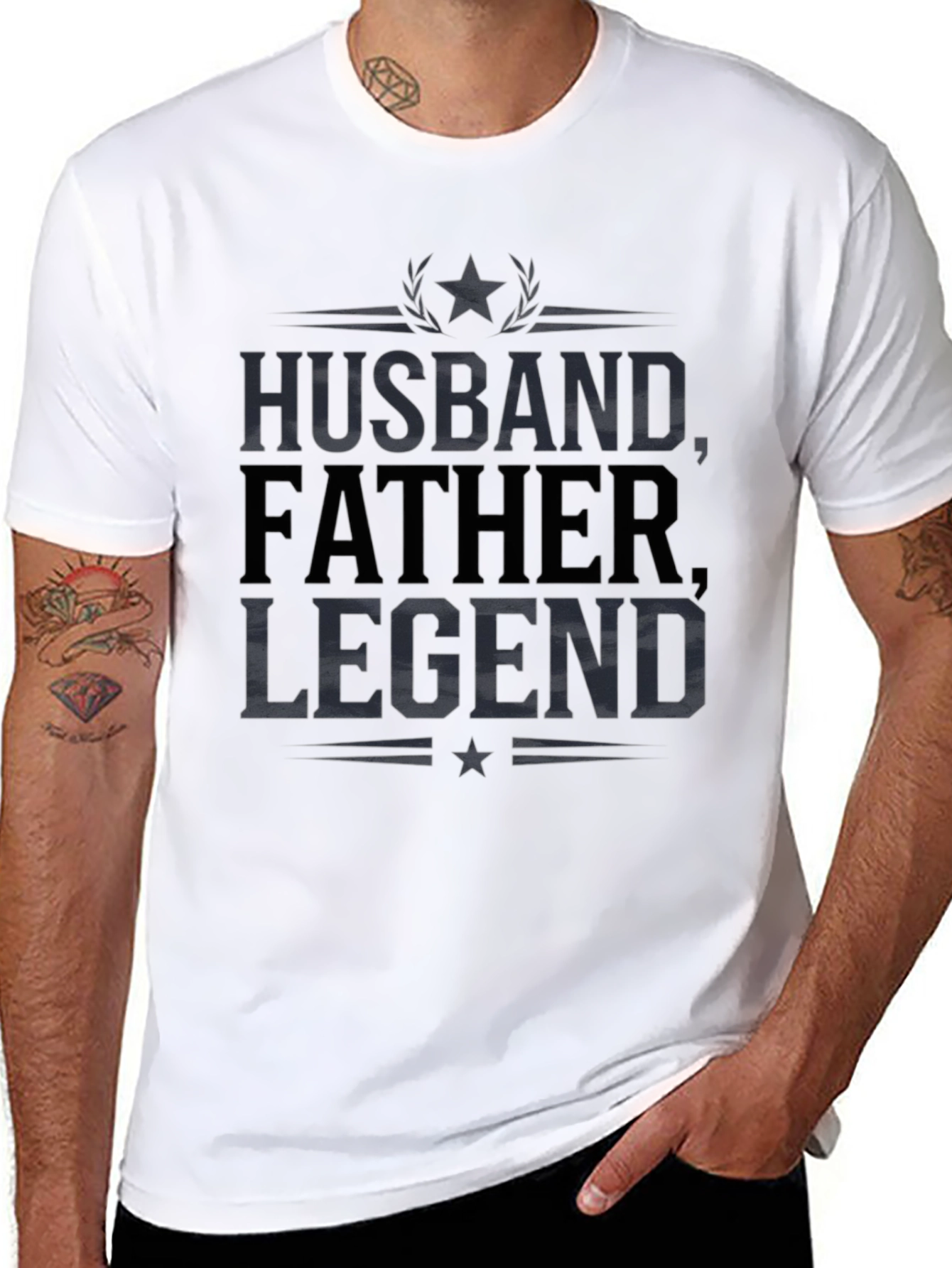 Husband Father Legend Graphic Tee