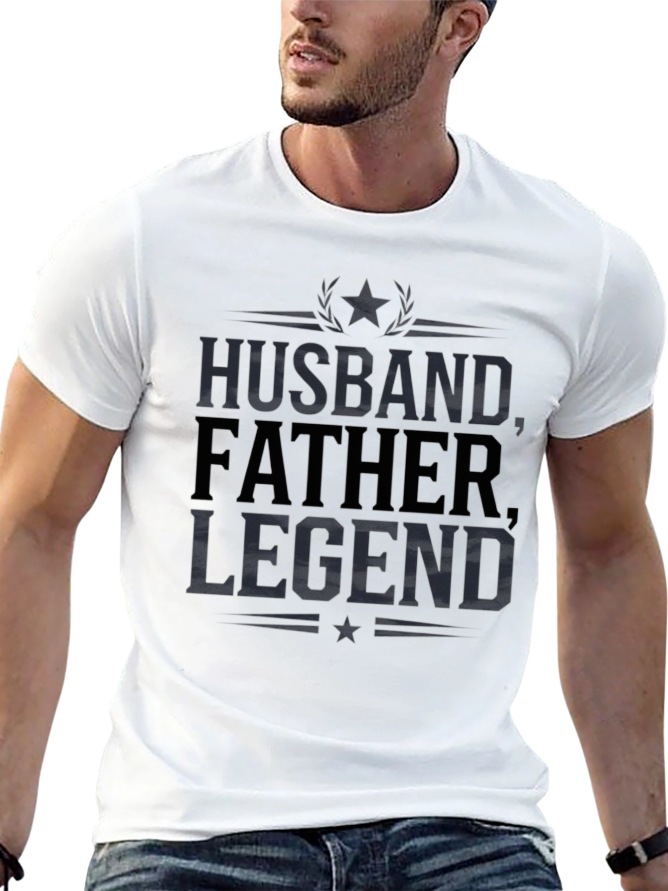 Husband Father Legend Graphic Tee
